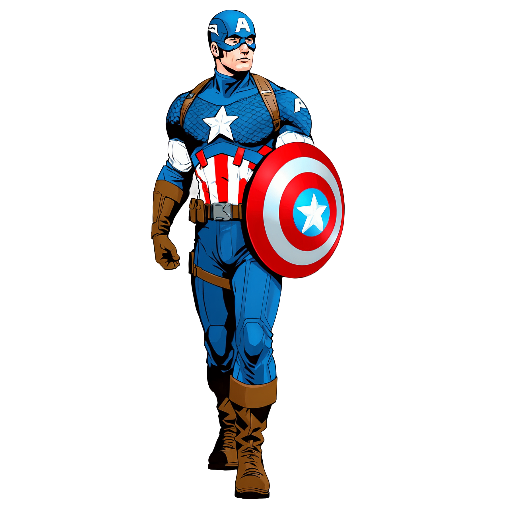 AlbedoBase XL Captain America No shadow full details or high q 0 Captain America Transparent PNG