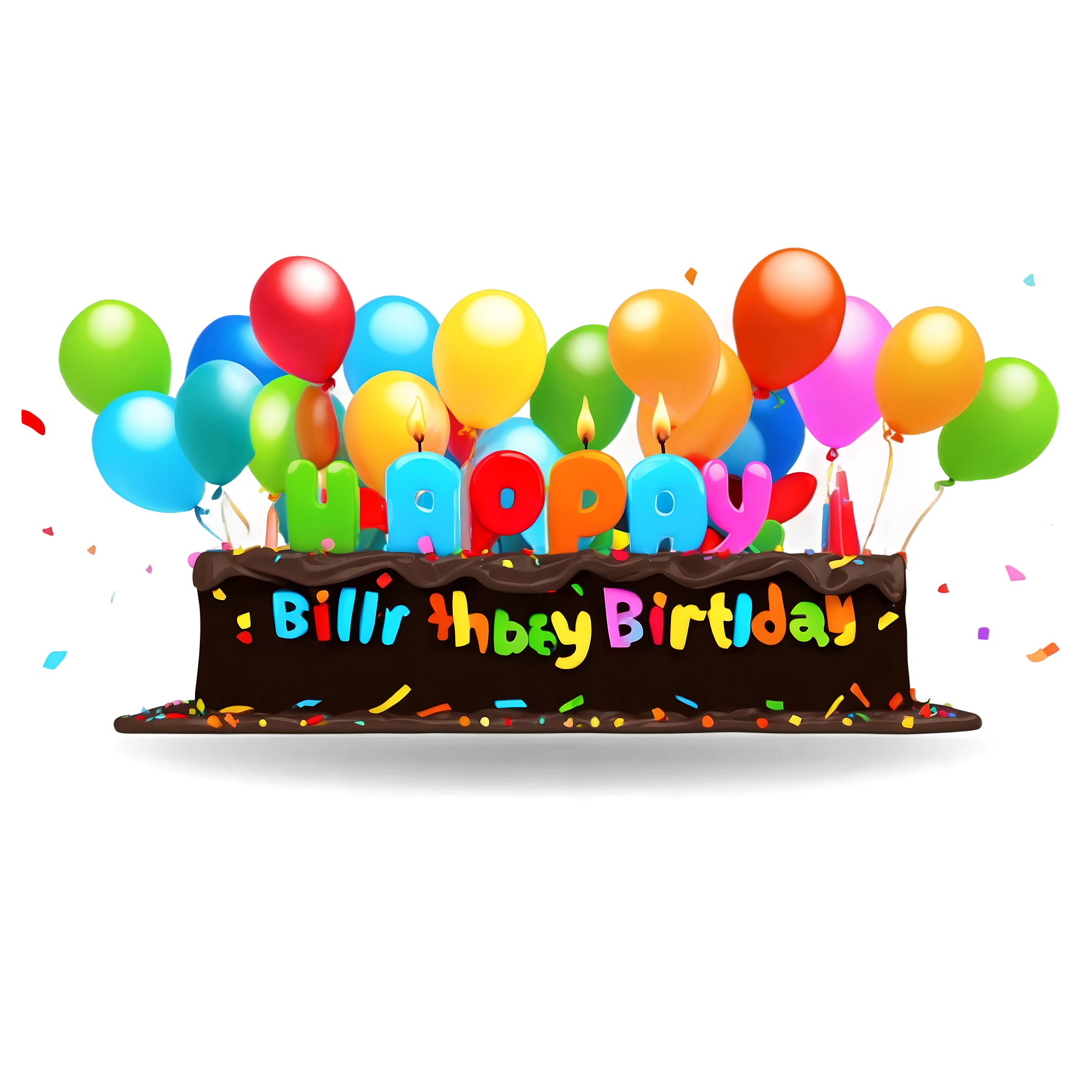 AlbedoBase XL happy birthday 3d tex No shadow full details or 1