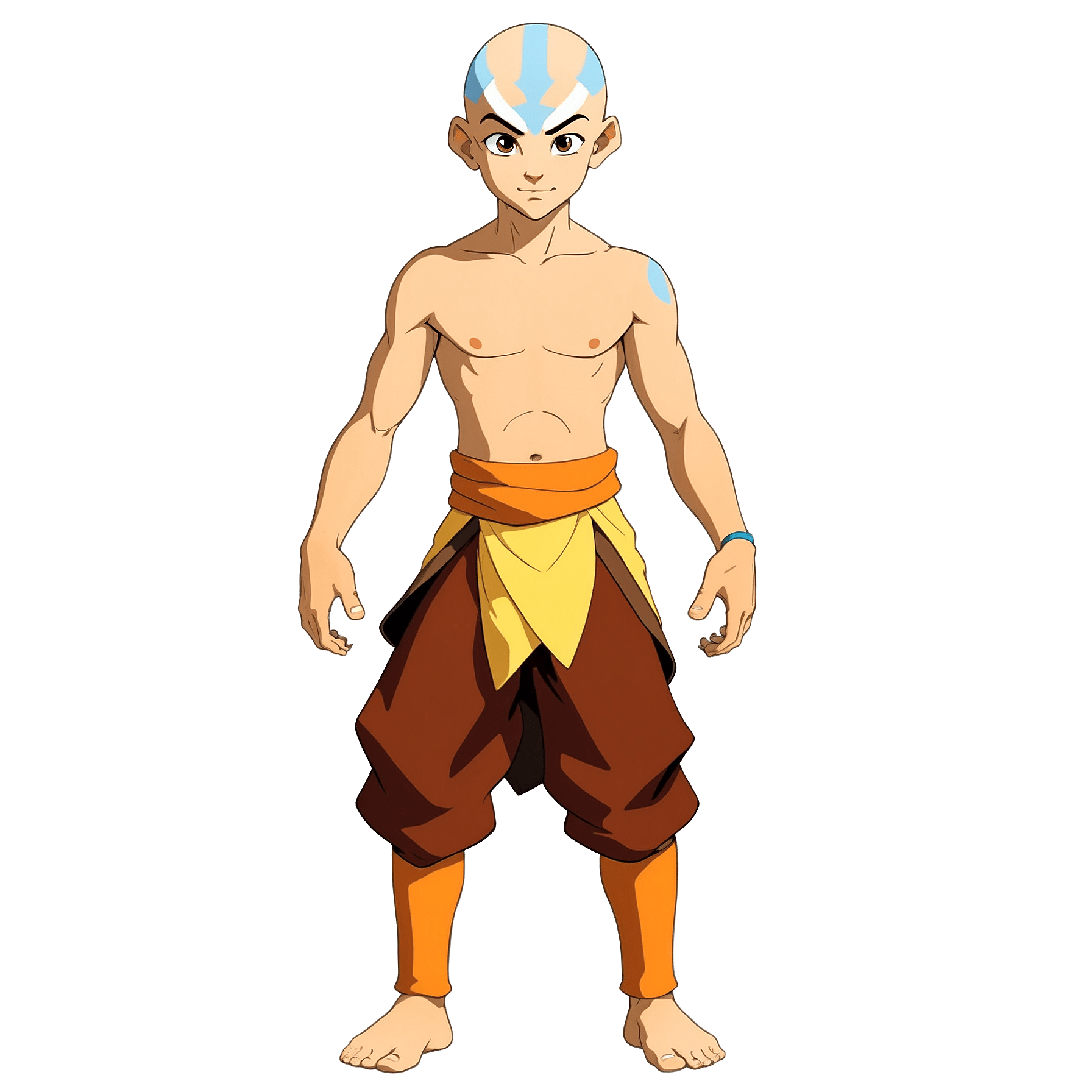 Graphic Design Aang from Avatar The Last Airbender realistic f 4