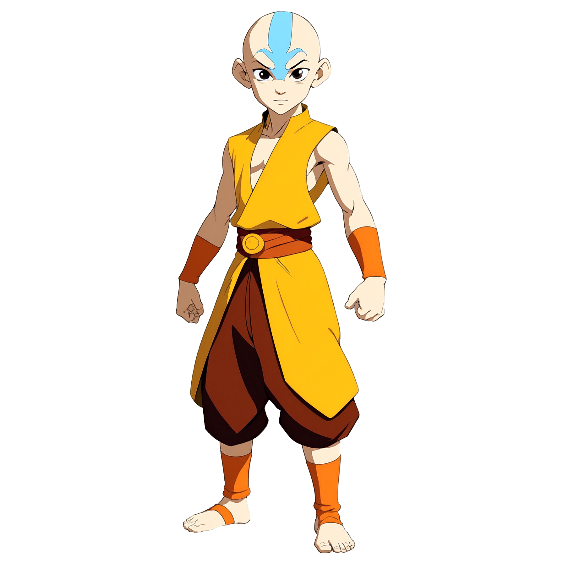 Graphic Design Aang from Avatar The Last Airbender realistic f 5
