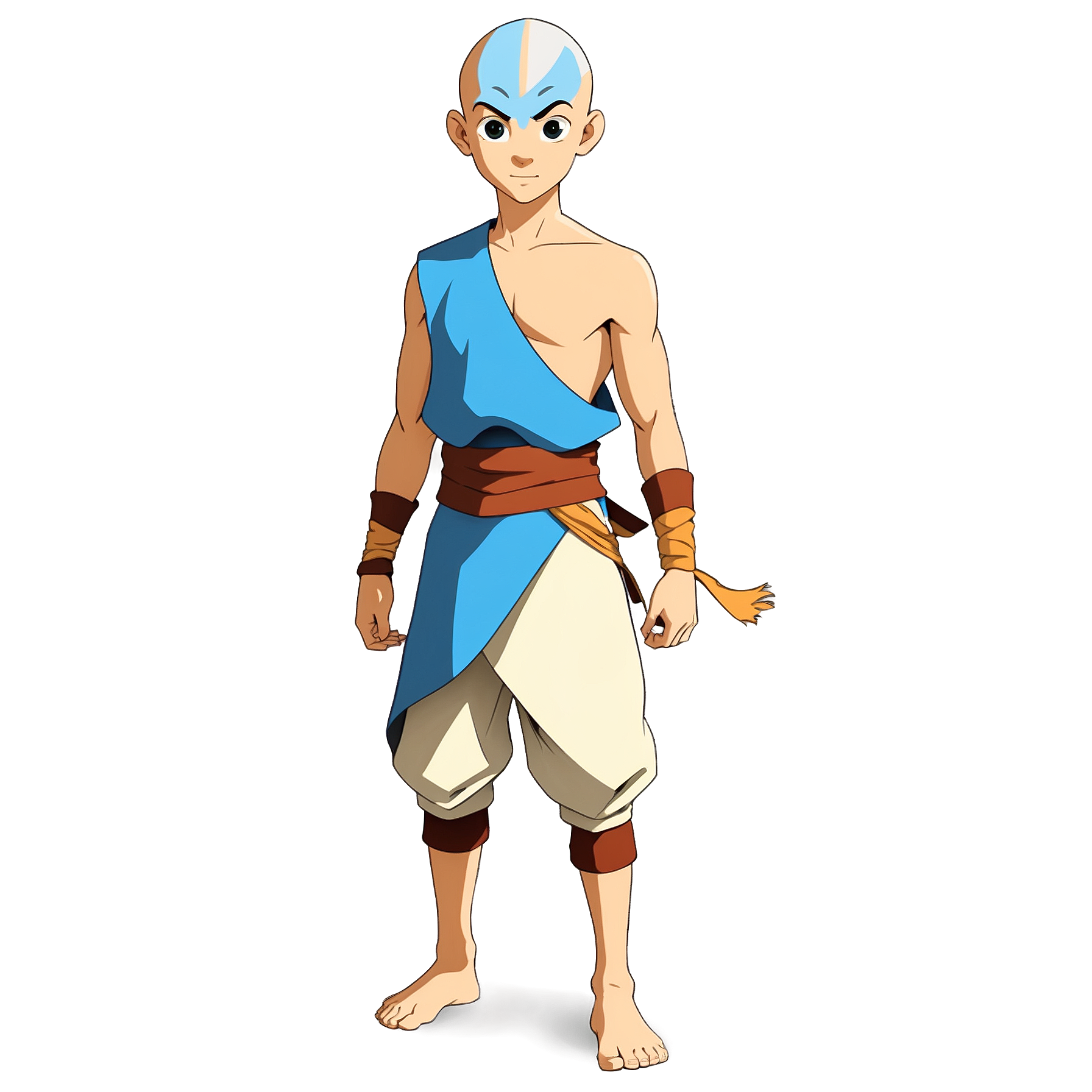 Graphic Design Aang from Avatar The Last Airbender realistic f 7