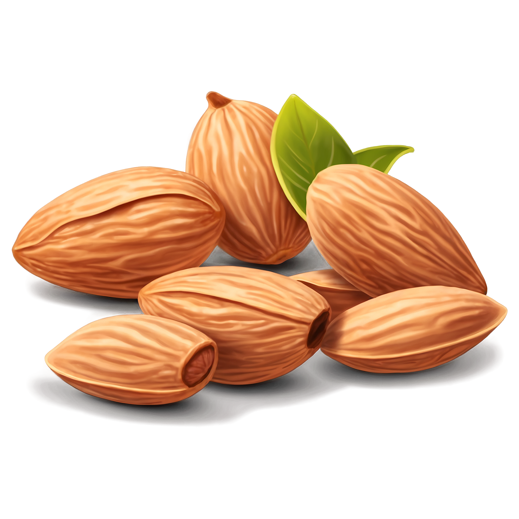 Graphic Design Almonds full details or high quality 4k realis 4