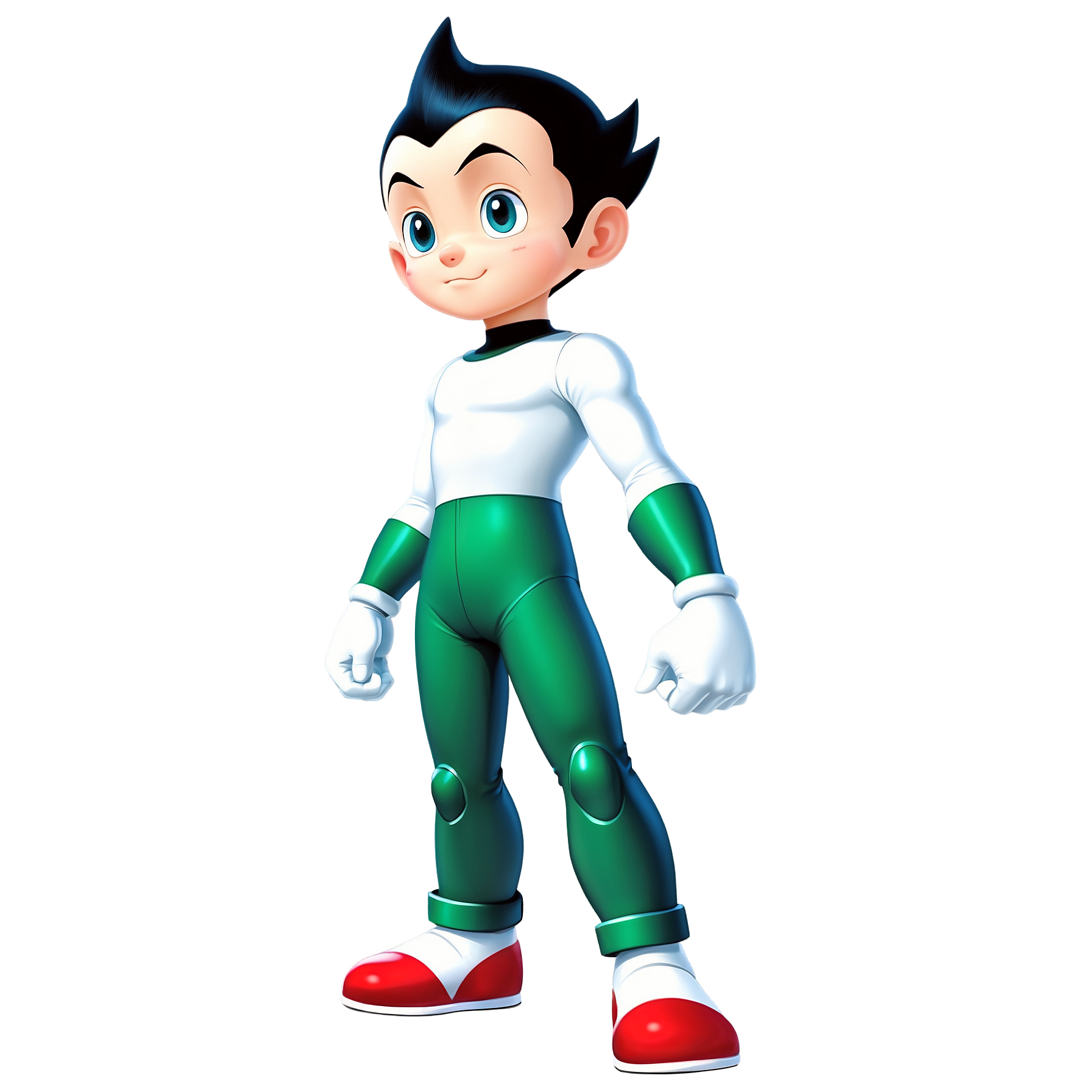 Graphic Design Astro Astro Boy realistic full body 2d cartoon 1