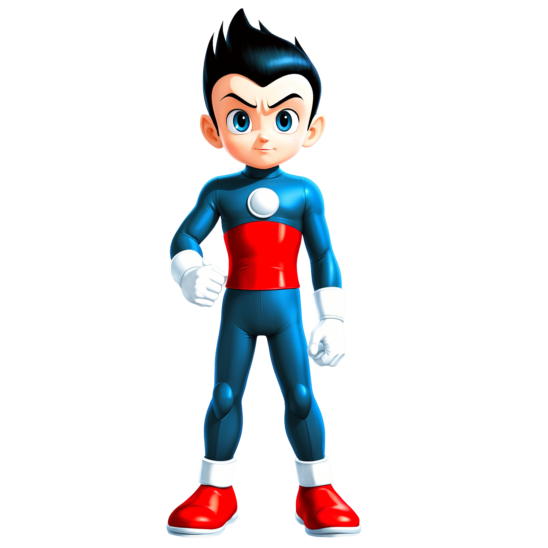 Graphic Design Astro Astro Boy realistic full body 2d cartoon 6