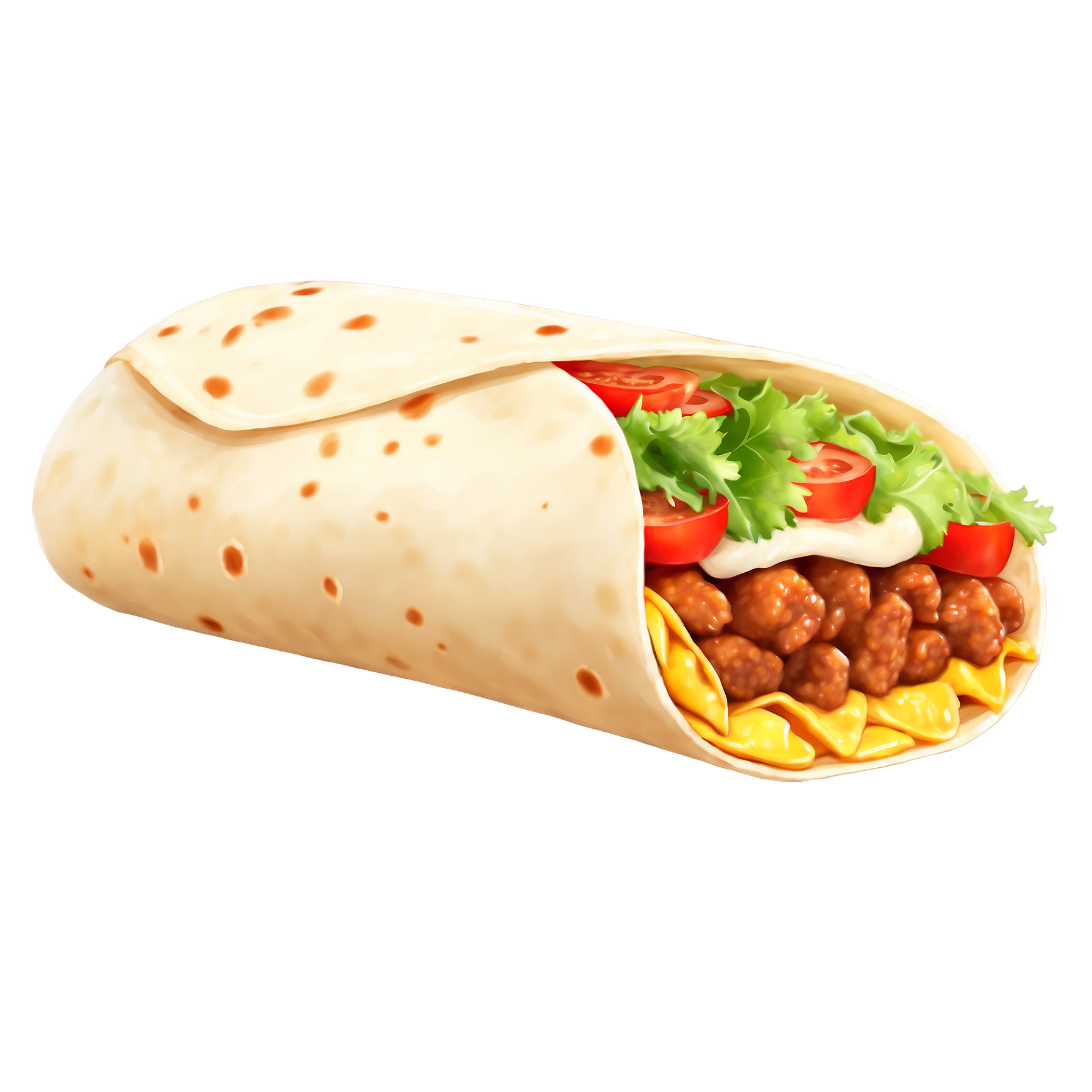 Graphic Design Burrito full details or high quality 4k realis 6