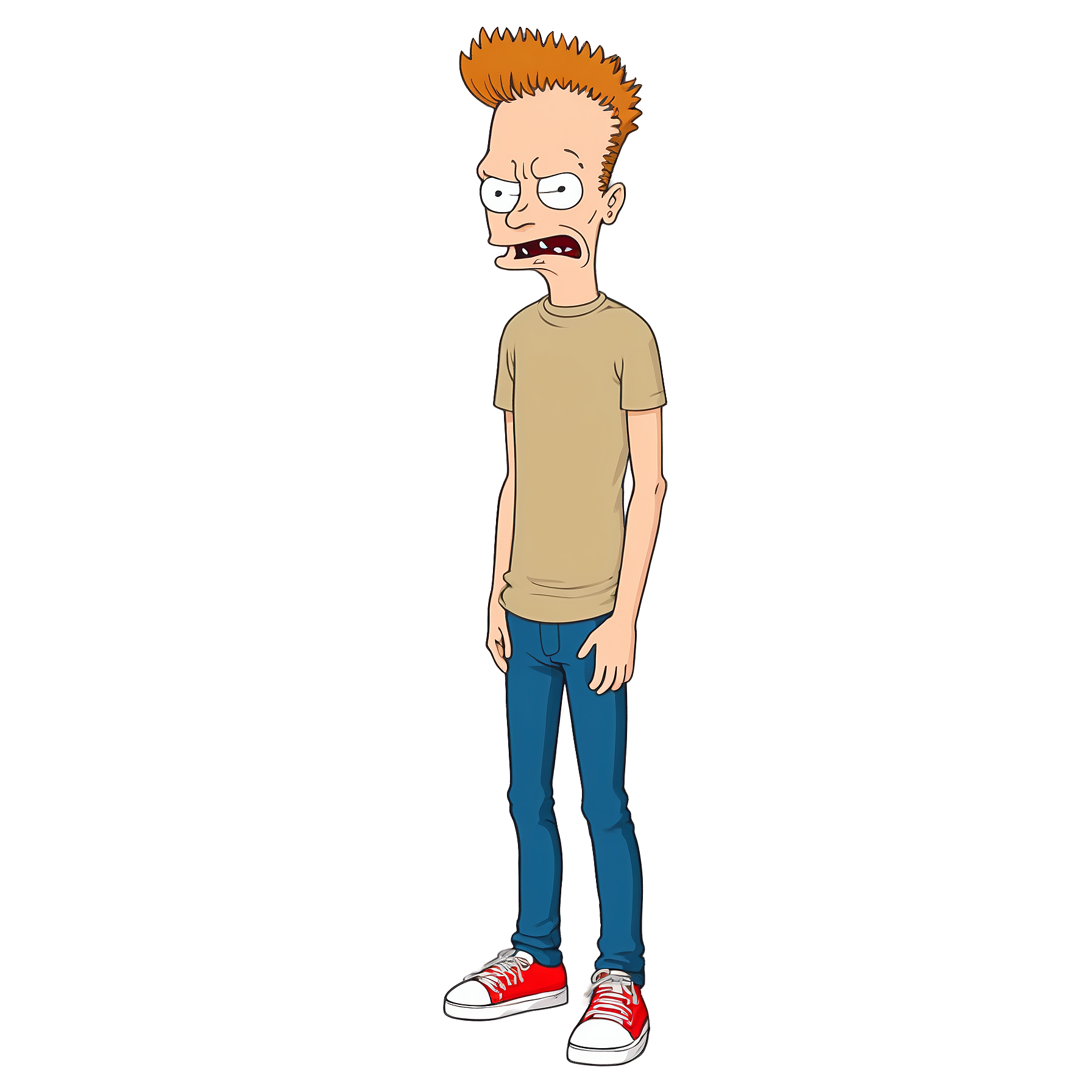 Graphic Design Butthead from Beavis and ButtHead realistic ful 0