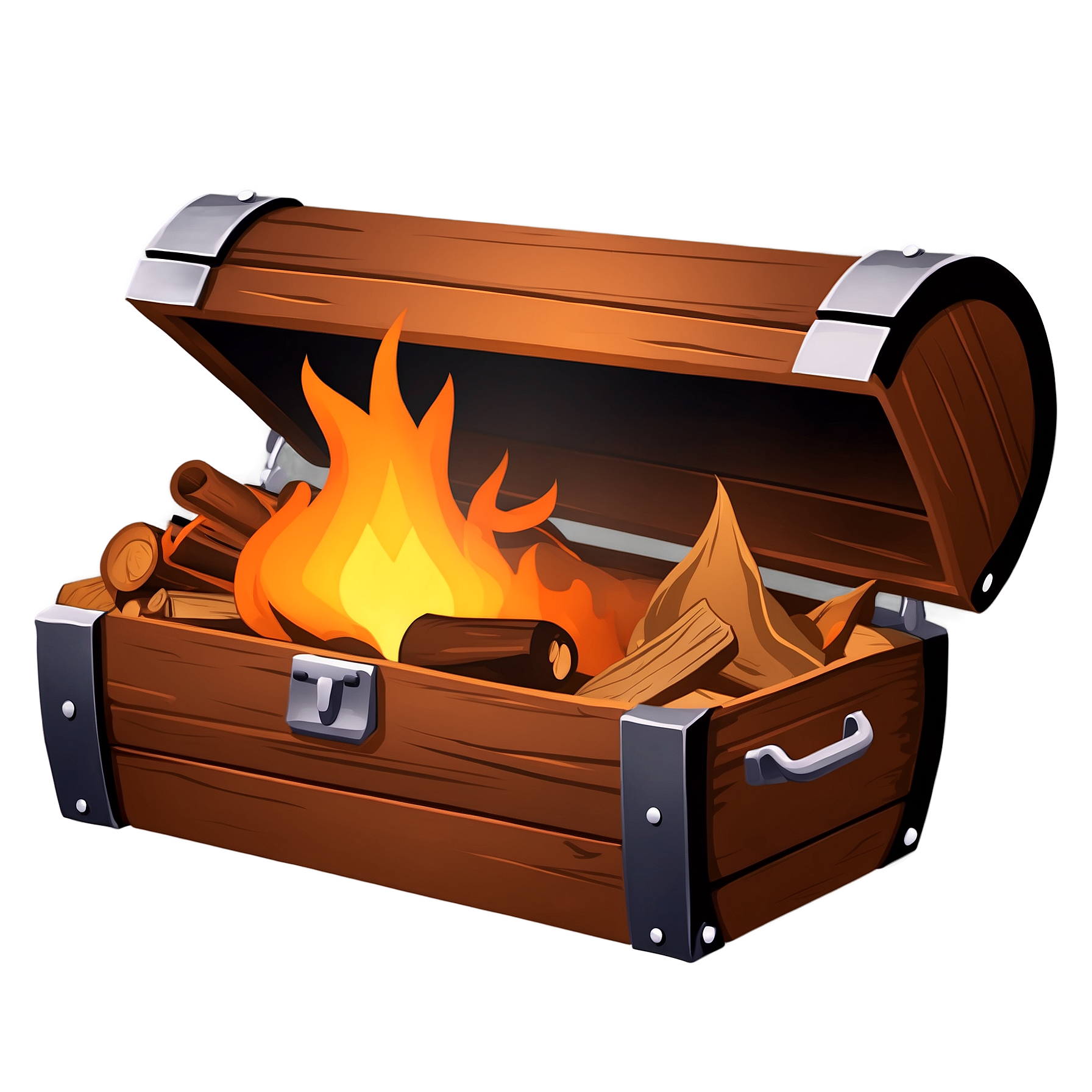 Graphic Design Campfire Chest full details or high quality 4k 6