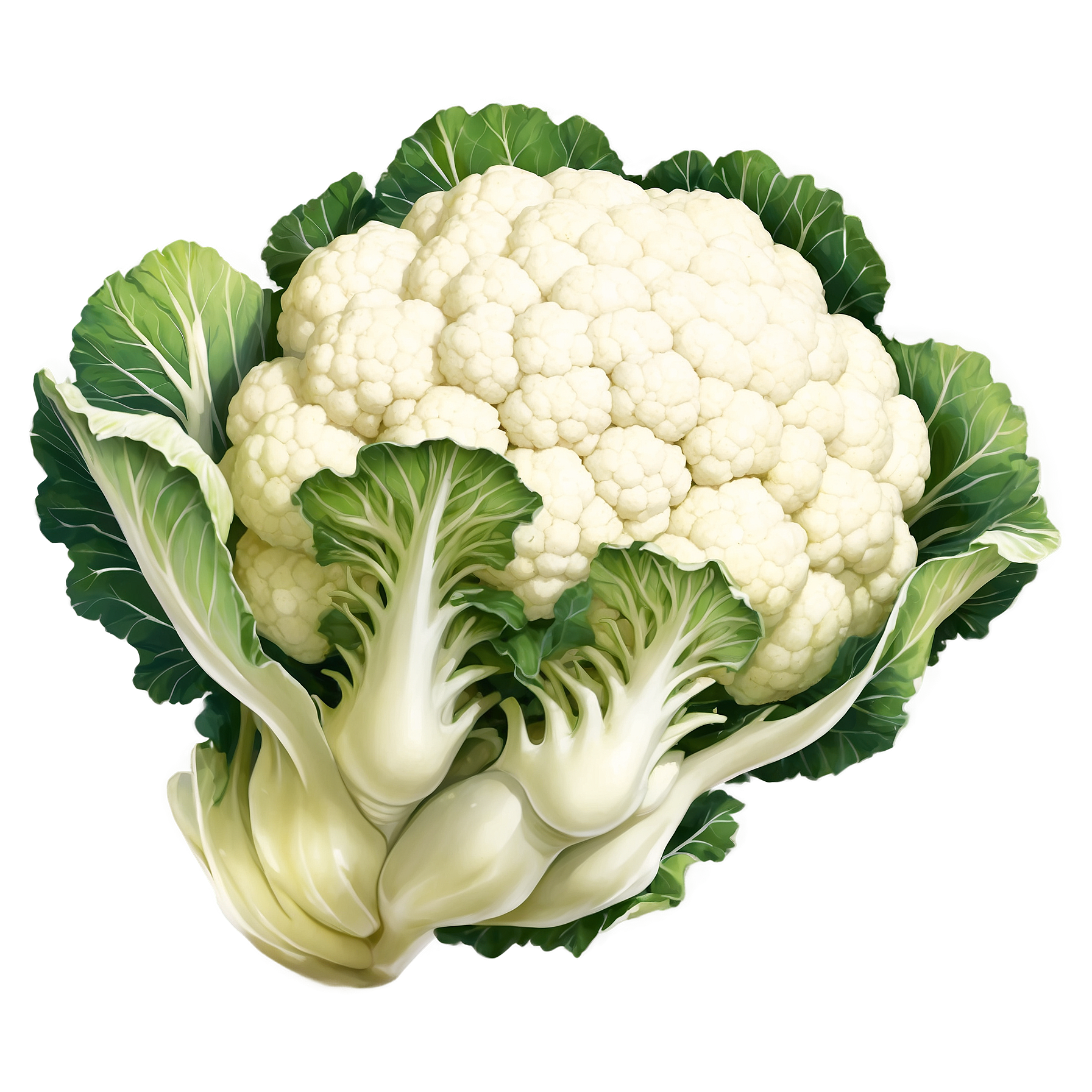 Graphic Design Cauliflower full details or high quality 4k re 6
