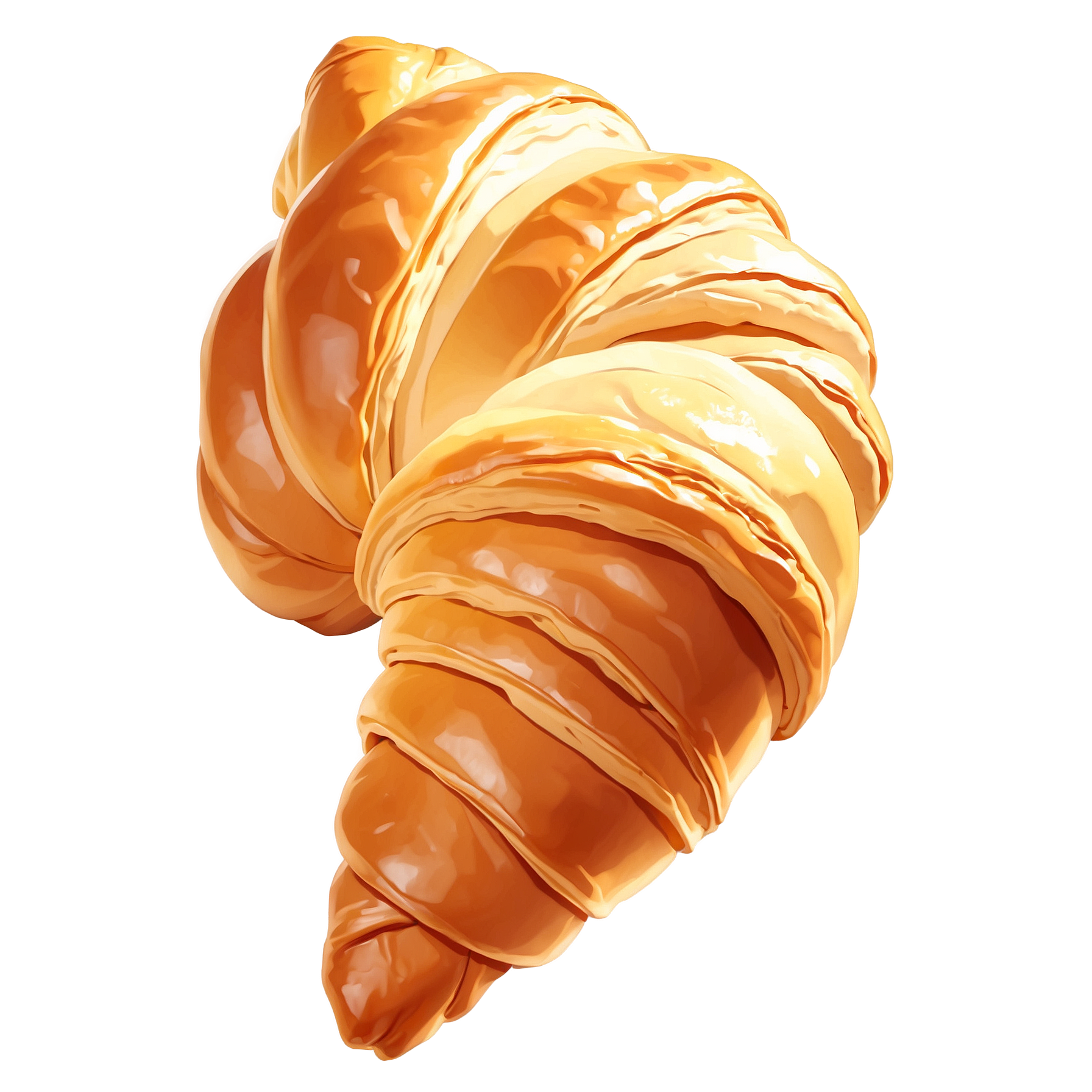 Graphic Design Croissant full details or high quality 4k real 7