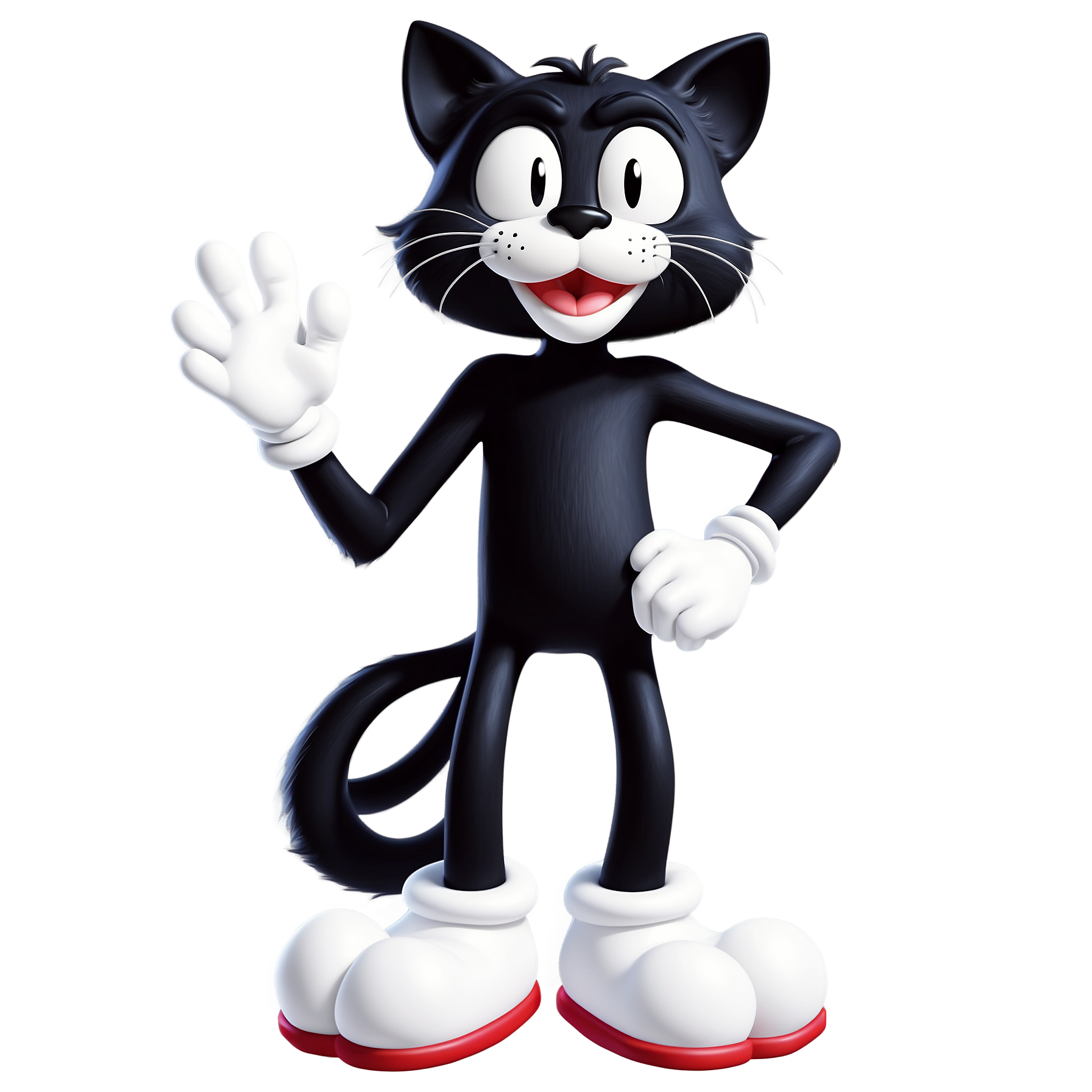 Graphic Design Felix Felix the Cat realistic full body 2d car 2