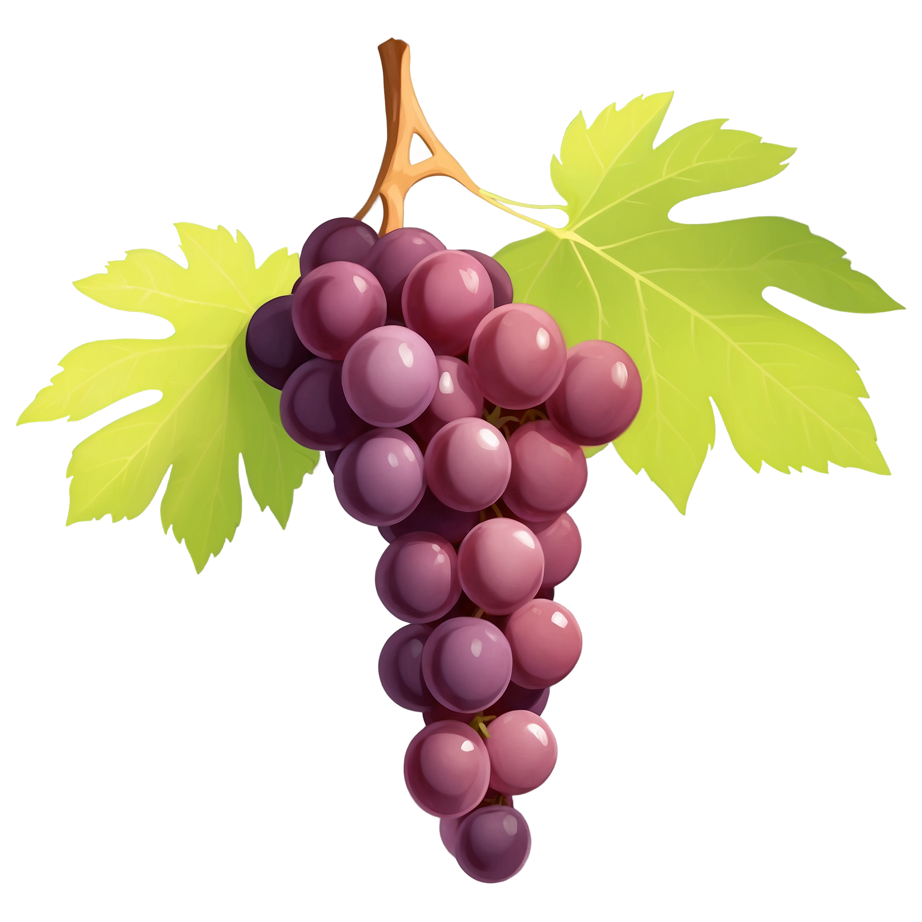 Graphic Design Grapes full details or high quality 4k realisti 3