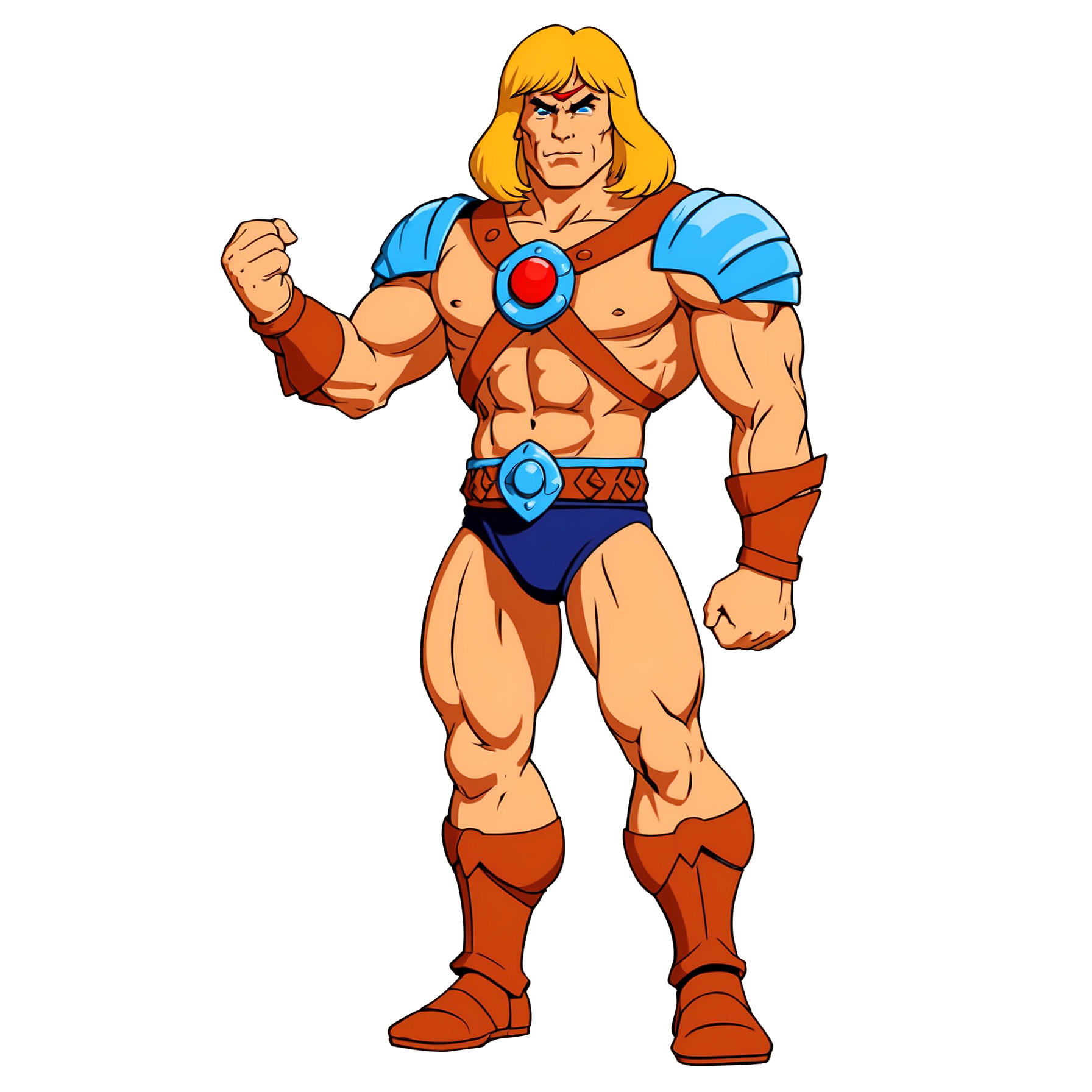 Graphic Design HeMan from Masters of the Universe realistic f 2