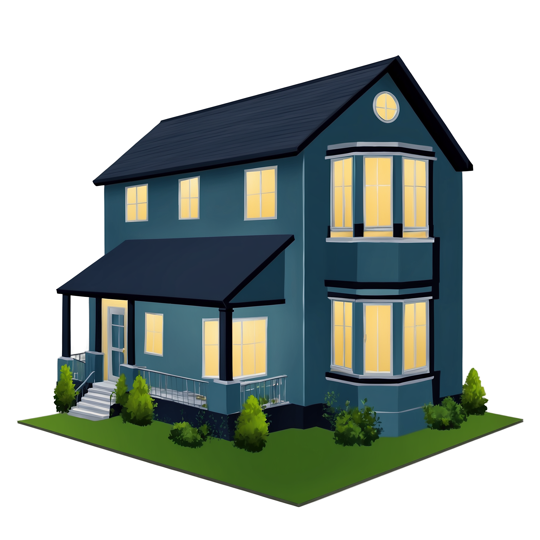 Graphic Design House full details or high quality 4k realistic 2