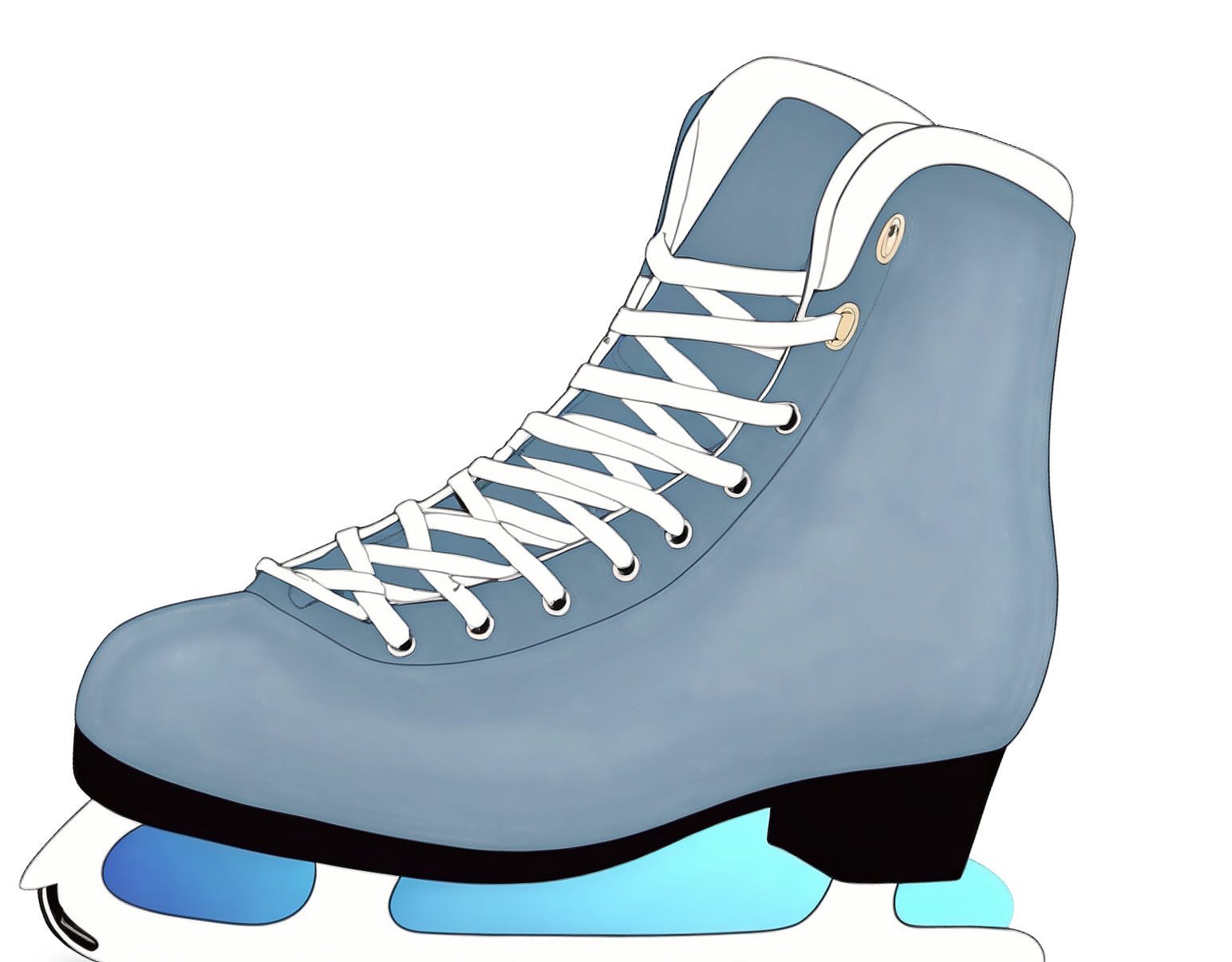 Graphic Design Ice Skates full details or high quality 4k real 4 1