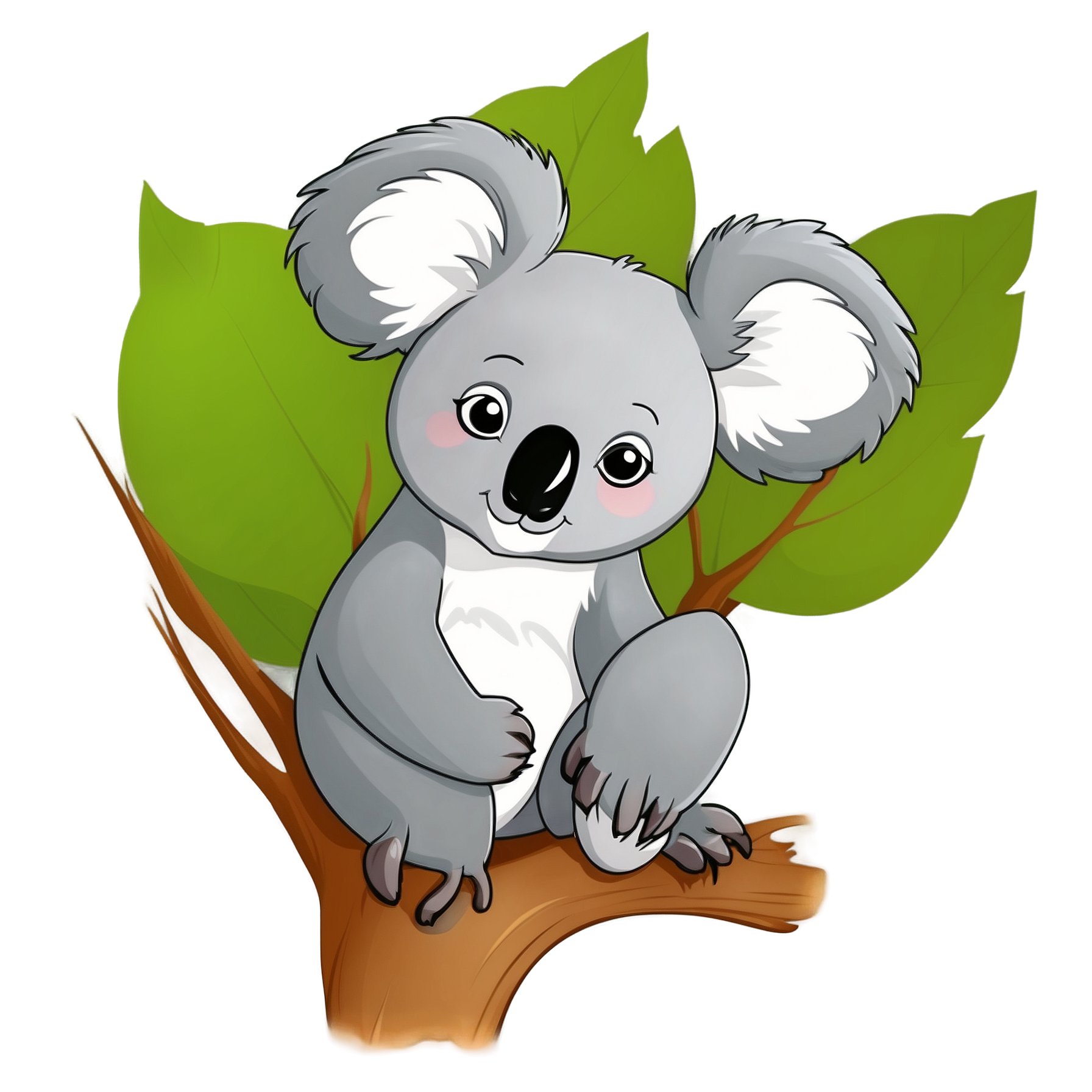 Graphic Design Koala full details or high quality 4k realisti 0