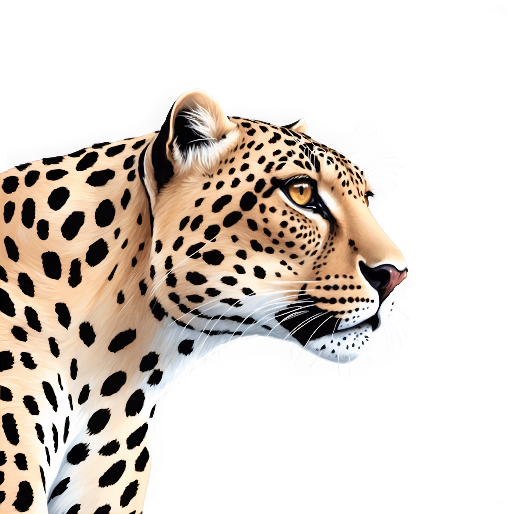 Graphic Design Leopard full details or high quality 4k realist 2
