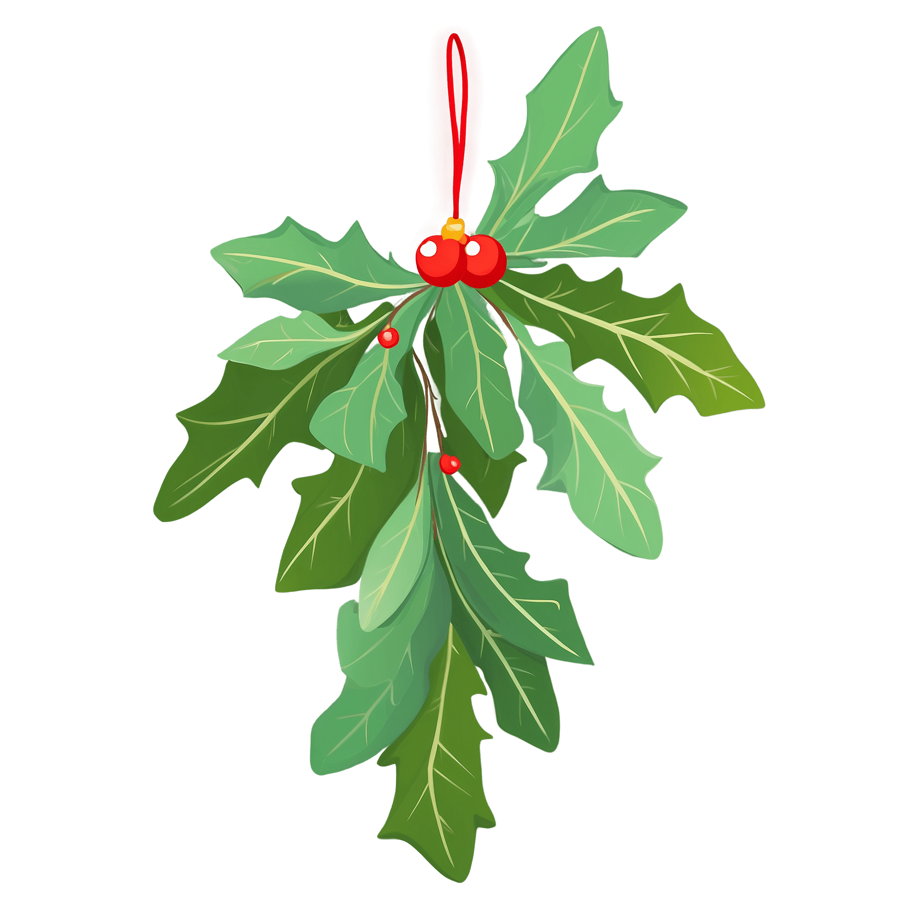 Graphic Design Mistletoe full details or high quality 4k reali 7