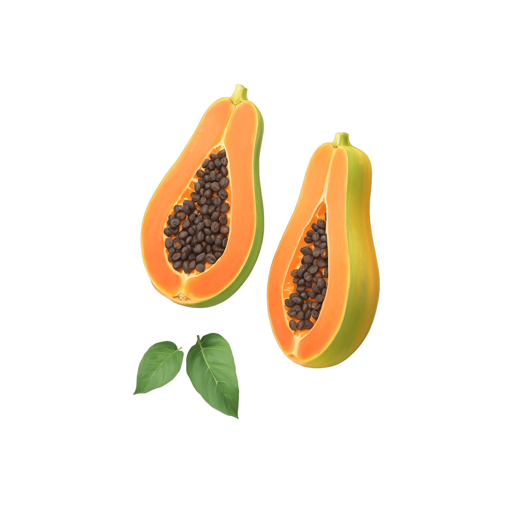 Graphic Design Papaya full details or high quality 4k realisti 0