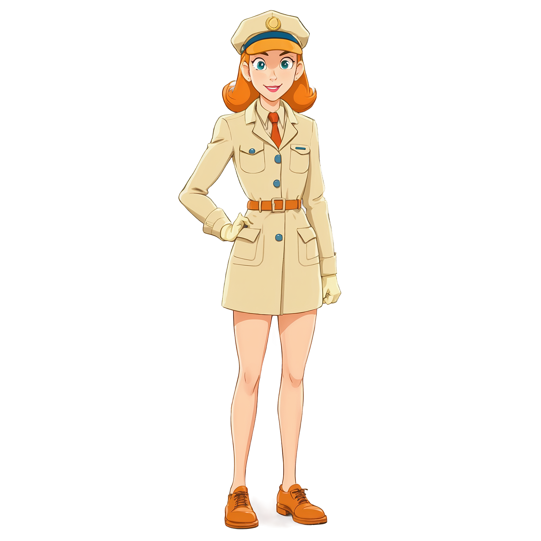 Graphic Design Penny from Inspector Gadget realistic full body 2