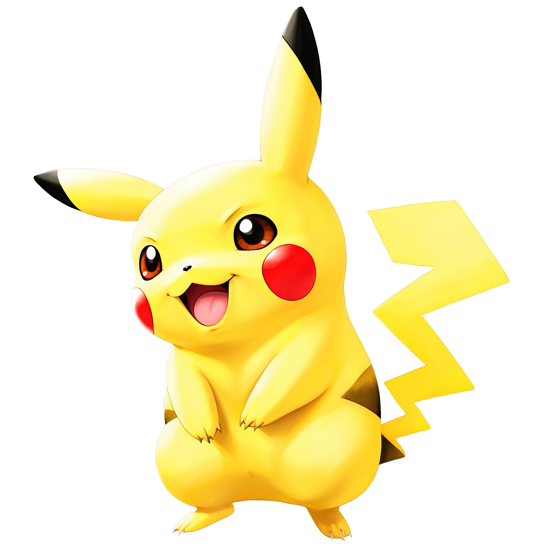 Graphic Design Pikachu from Pokmon realistic full body 2d car 7