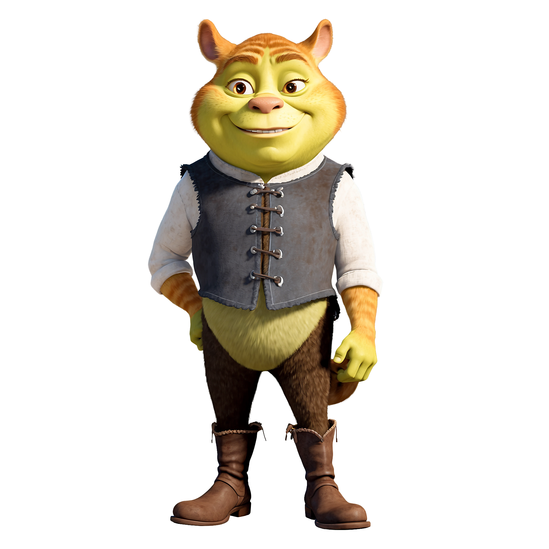 Graphic Design Puss Puss in Boots from Shrek realistic full bo 0