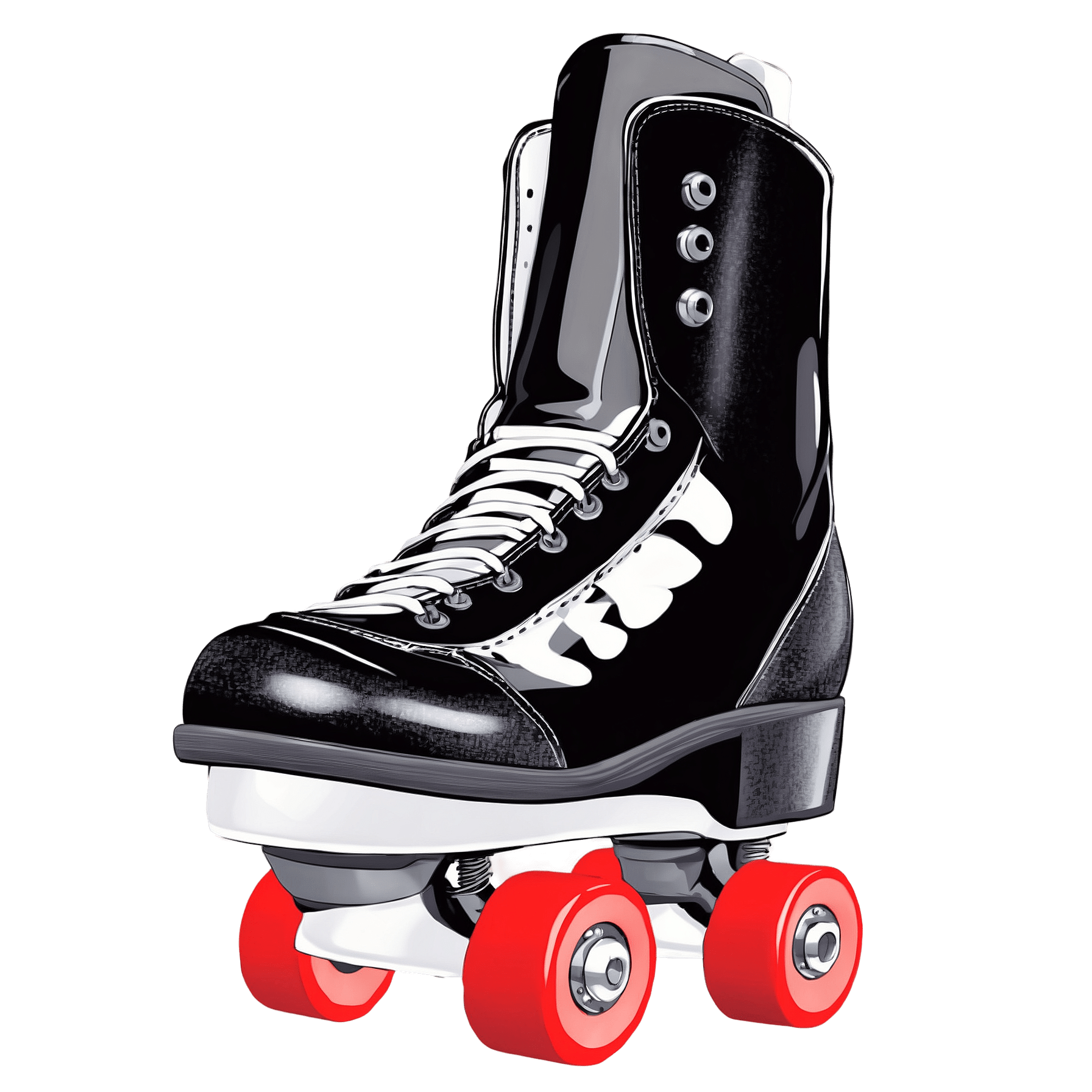 Graphic Design Roller Skates full details or high quality 4k r 3