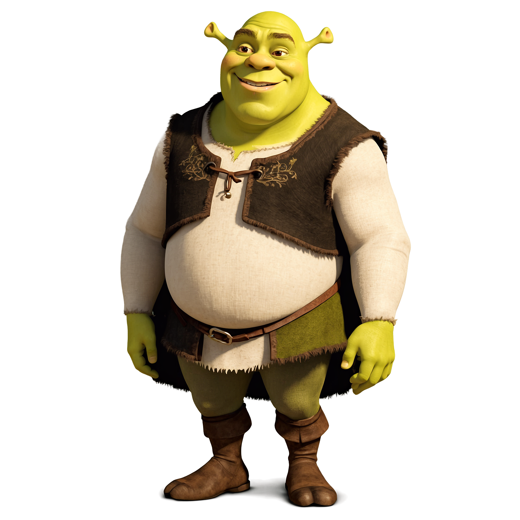 Graphic Design Shrek from Shrek realistic full body 2d cartoo 5
