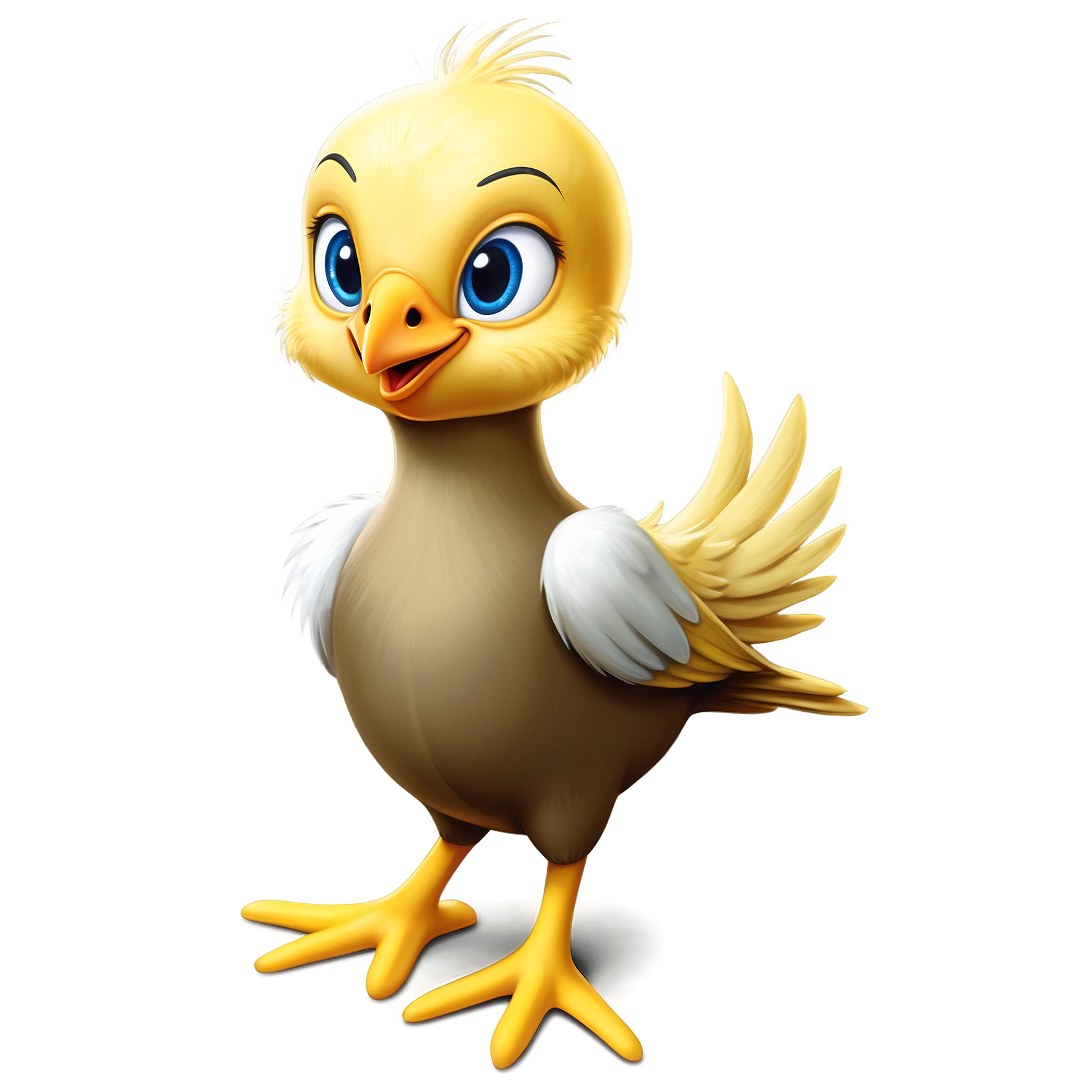 Graphic Design Tweety Tweety Bird realistic full body 2d cart 5
