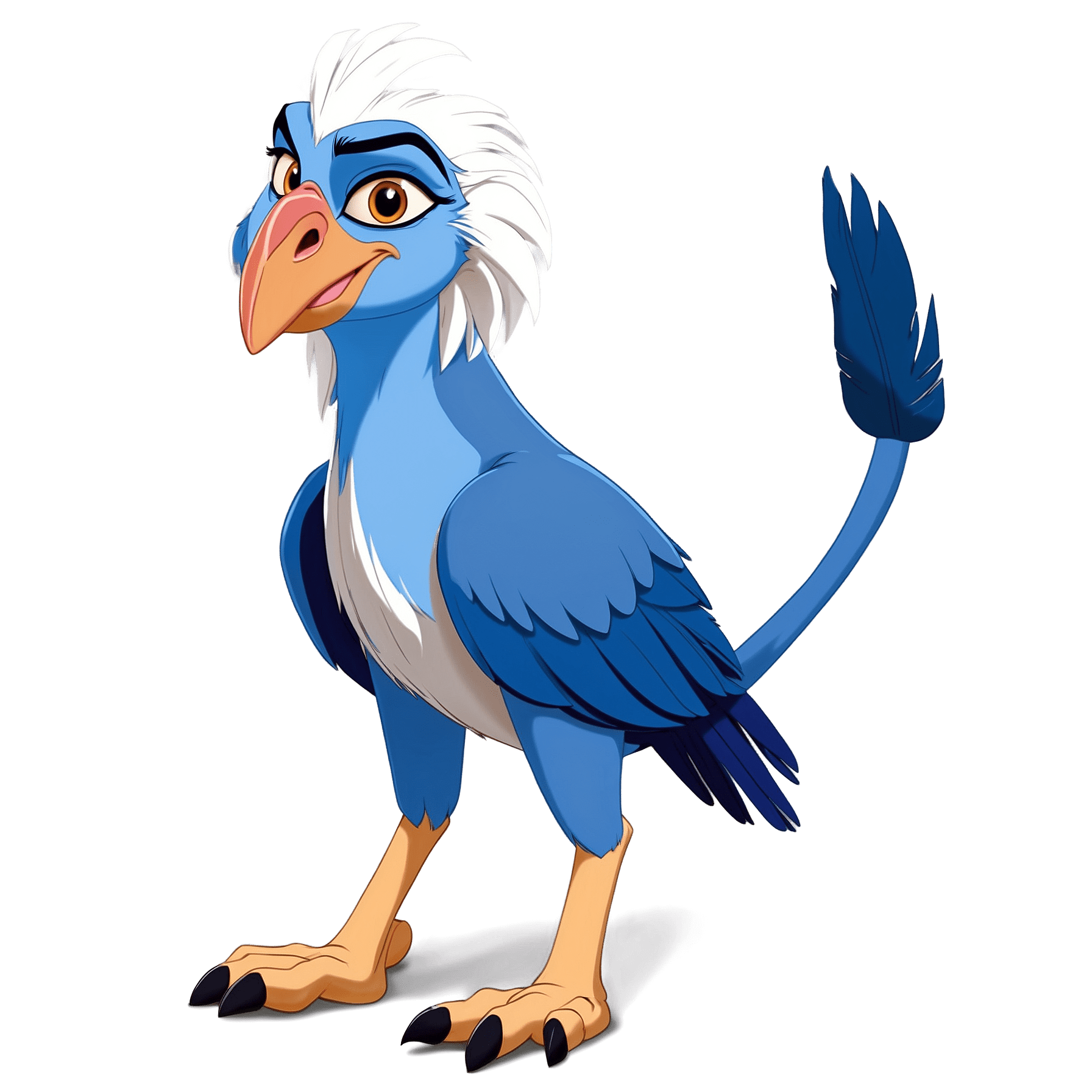 Graphic Design Zazu from The Lion King realistic full body 2d 1
