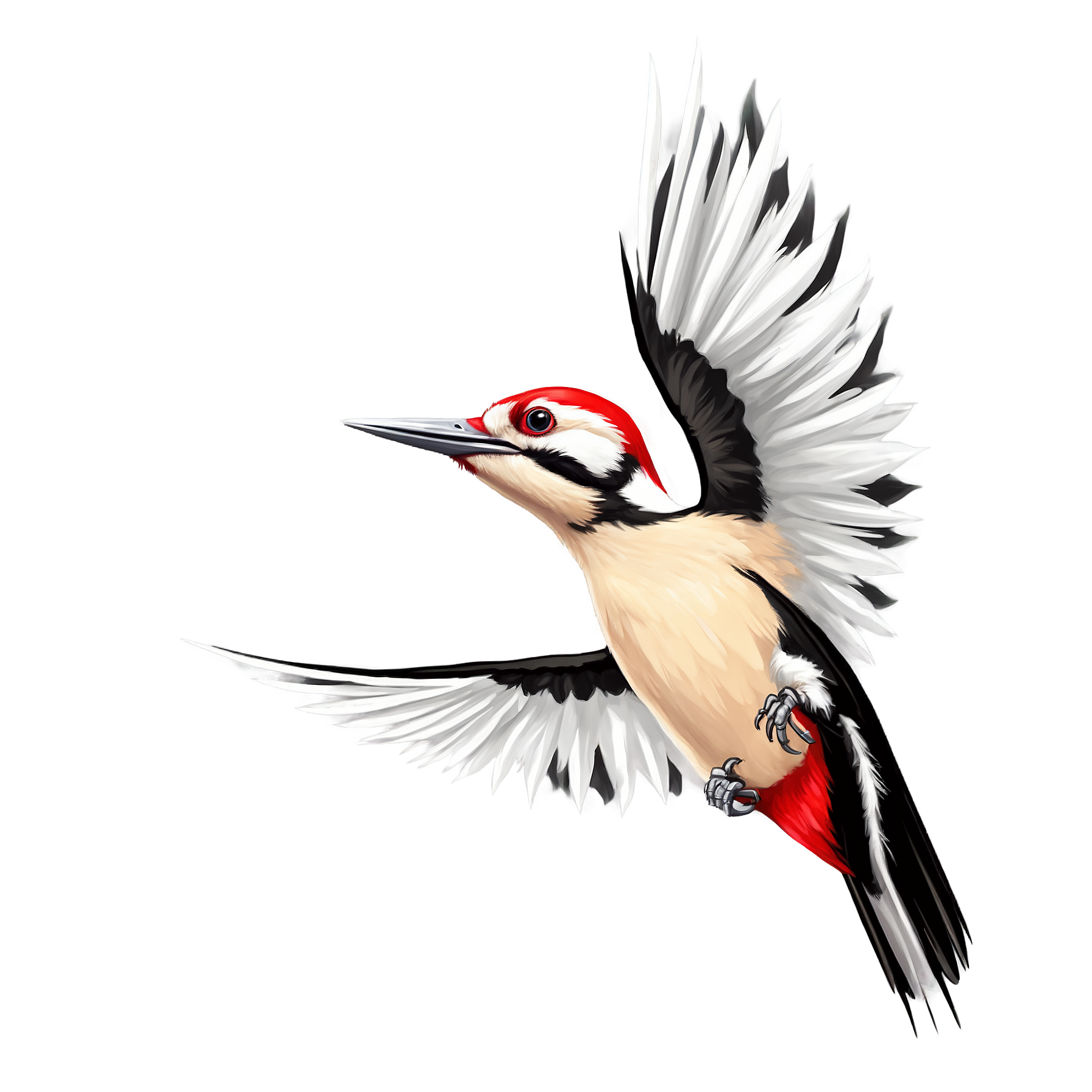 Lifelike Vision Woodpecker flying neat and clean good qulity f 2