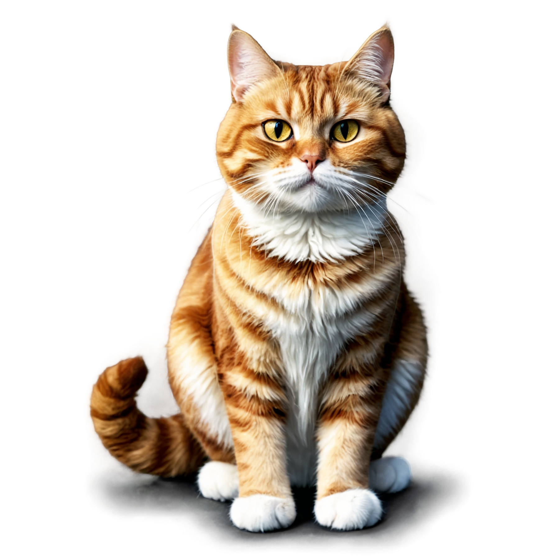 Stock Photography Garfield the cat realistic full body 2d car 3