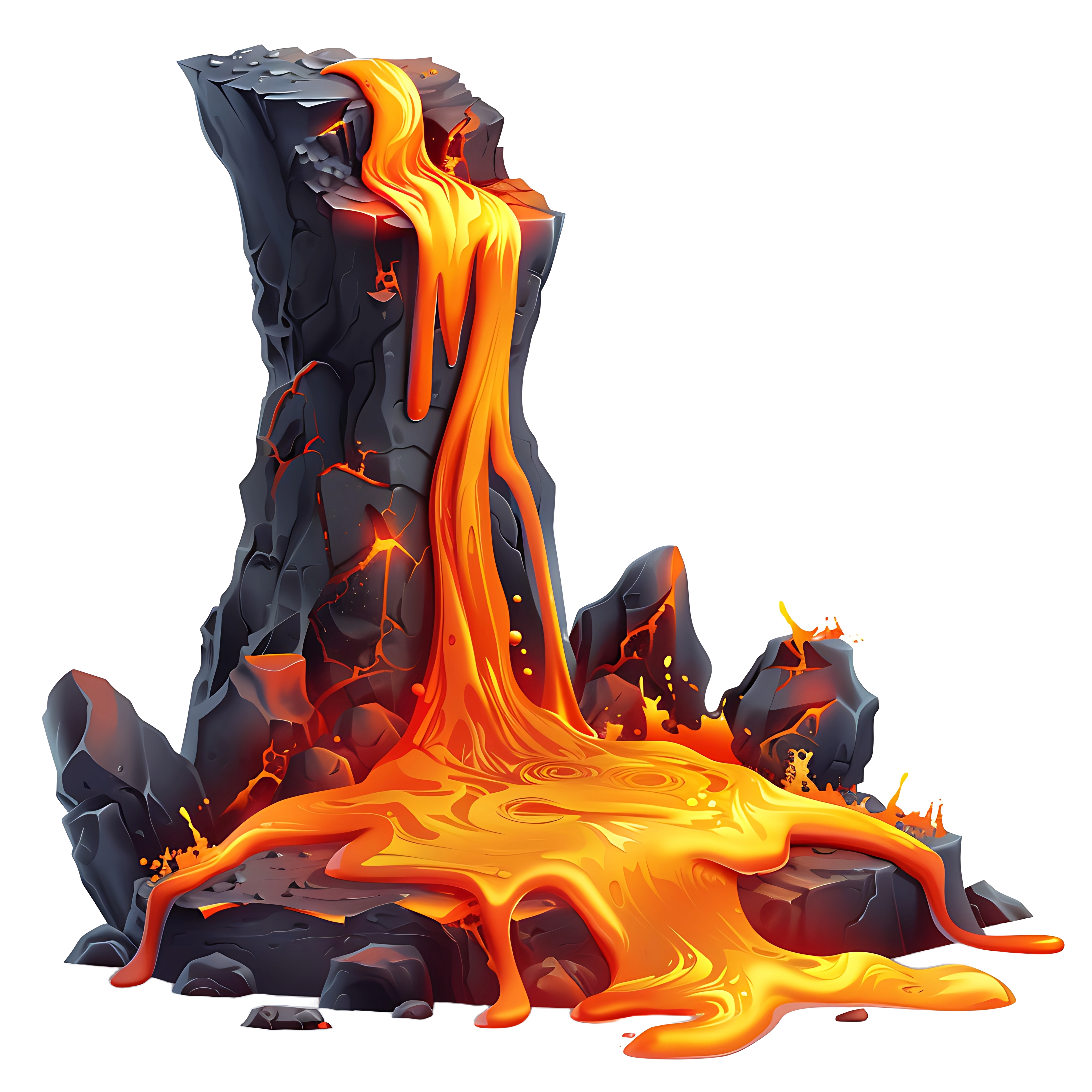 jawadseotoolninja 55781 17625 Lava flow realistic 2d cartoon on 2037c150 e44b 4324 b050 250e9eeca919