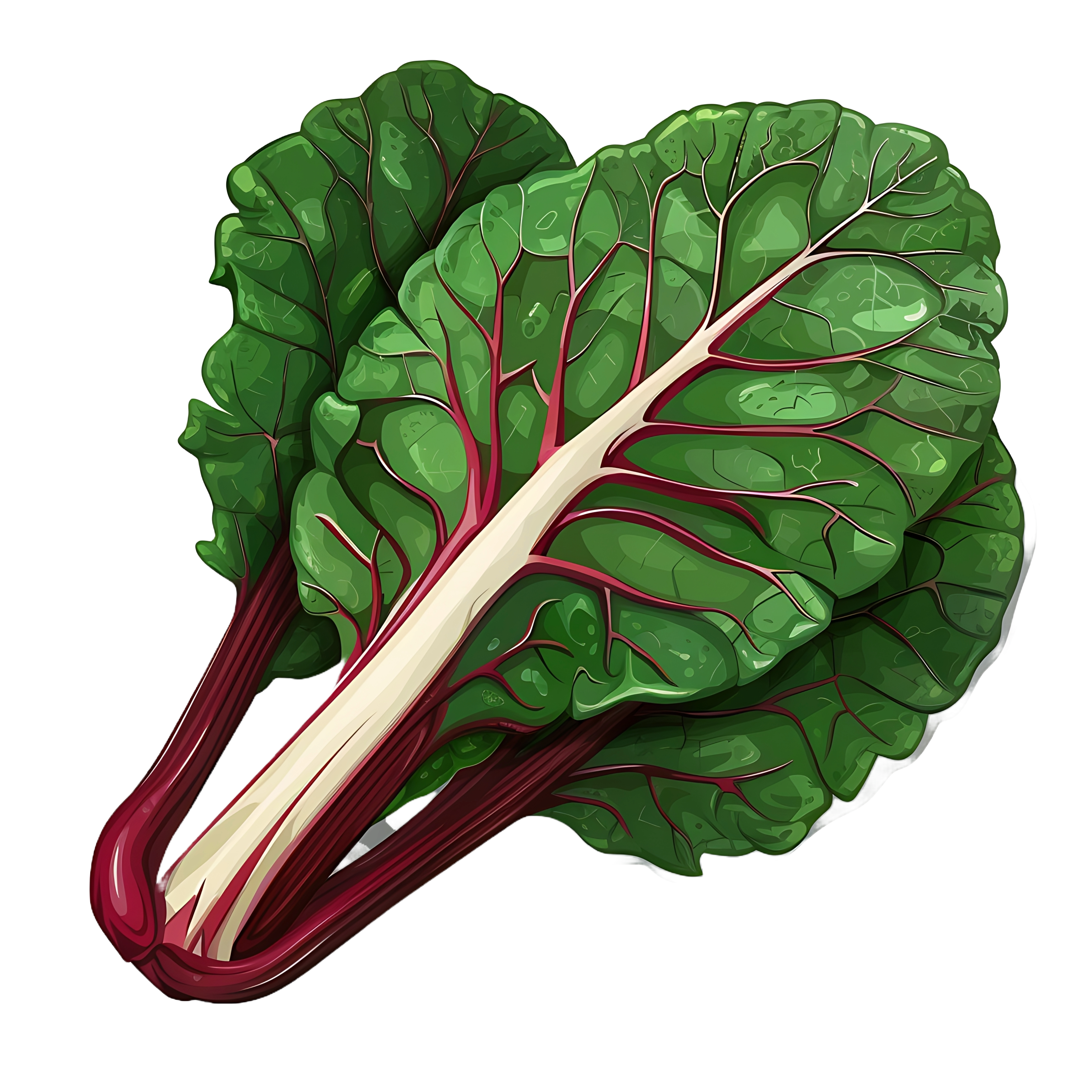 premiumplan Chard realistic 2d cartoon on white background 84827e74 db50 40c1 b8ad 1feac8c48f9c
