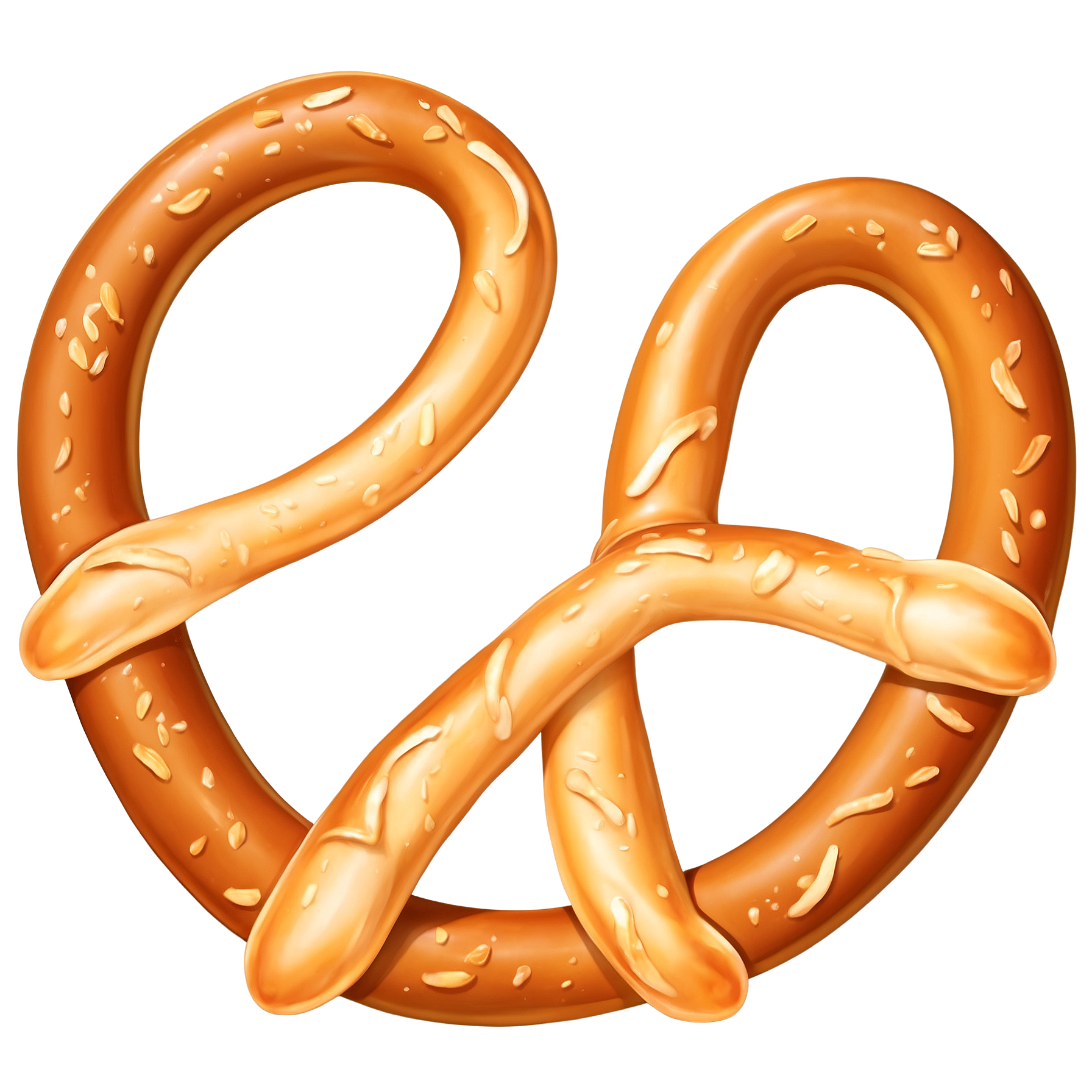 Graphic Design Pretzel full details or high quality 4k realist 3