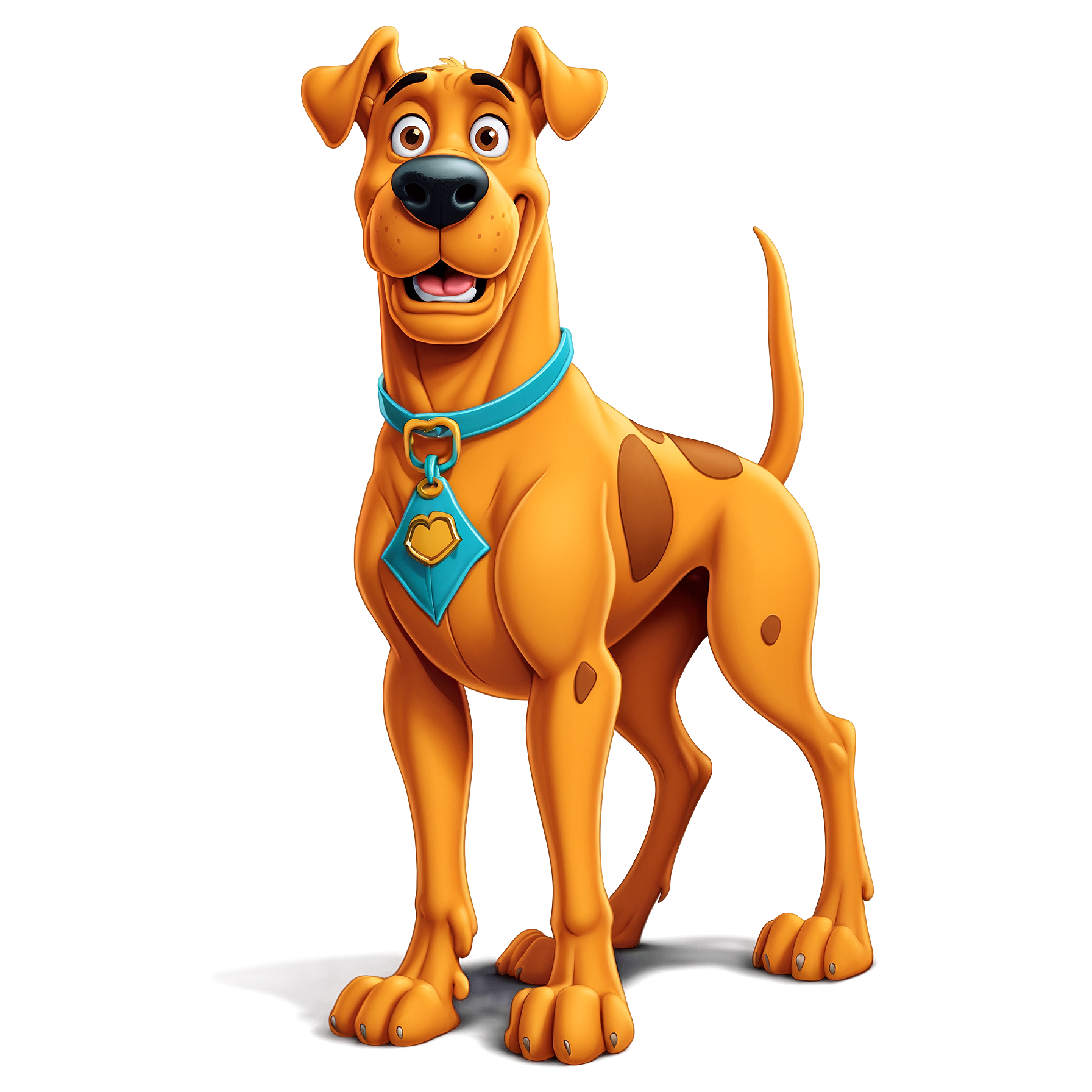 Graphic Design Scooby ScoobyDoo realistic full body 2d cartoo 5