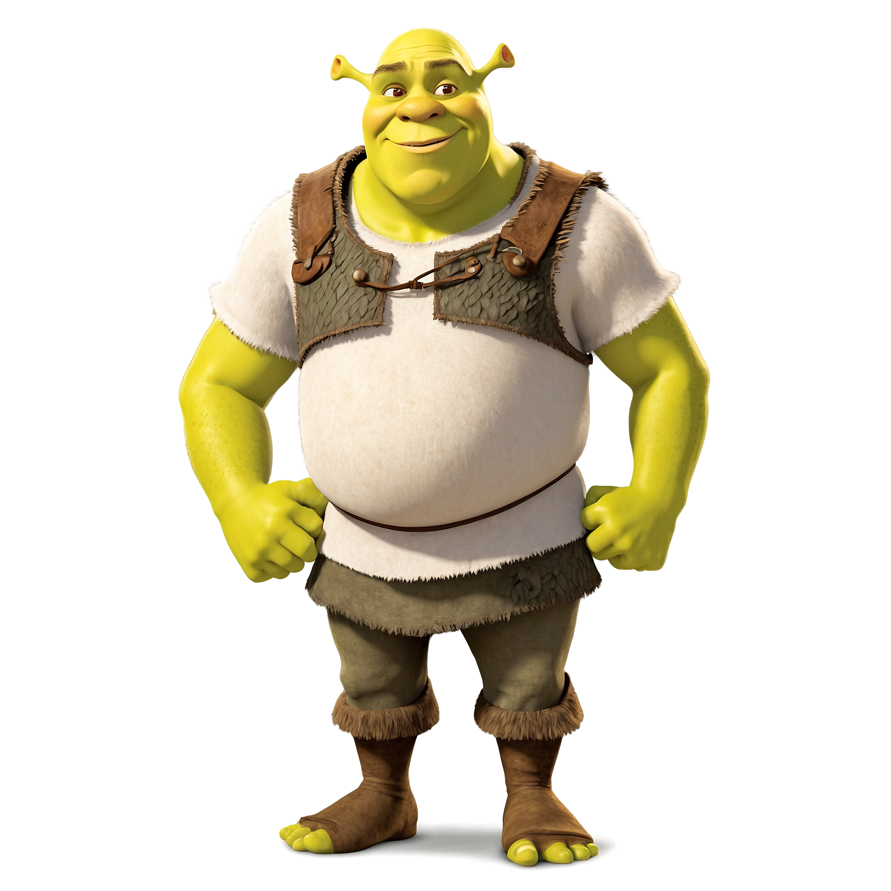 Graphic Design Shrek from Shrek realistic full body 2d cartoo 0
