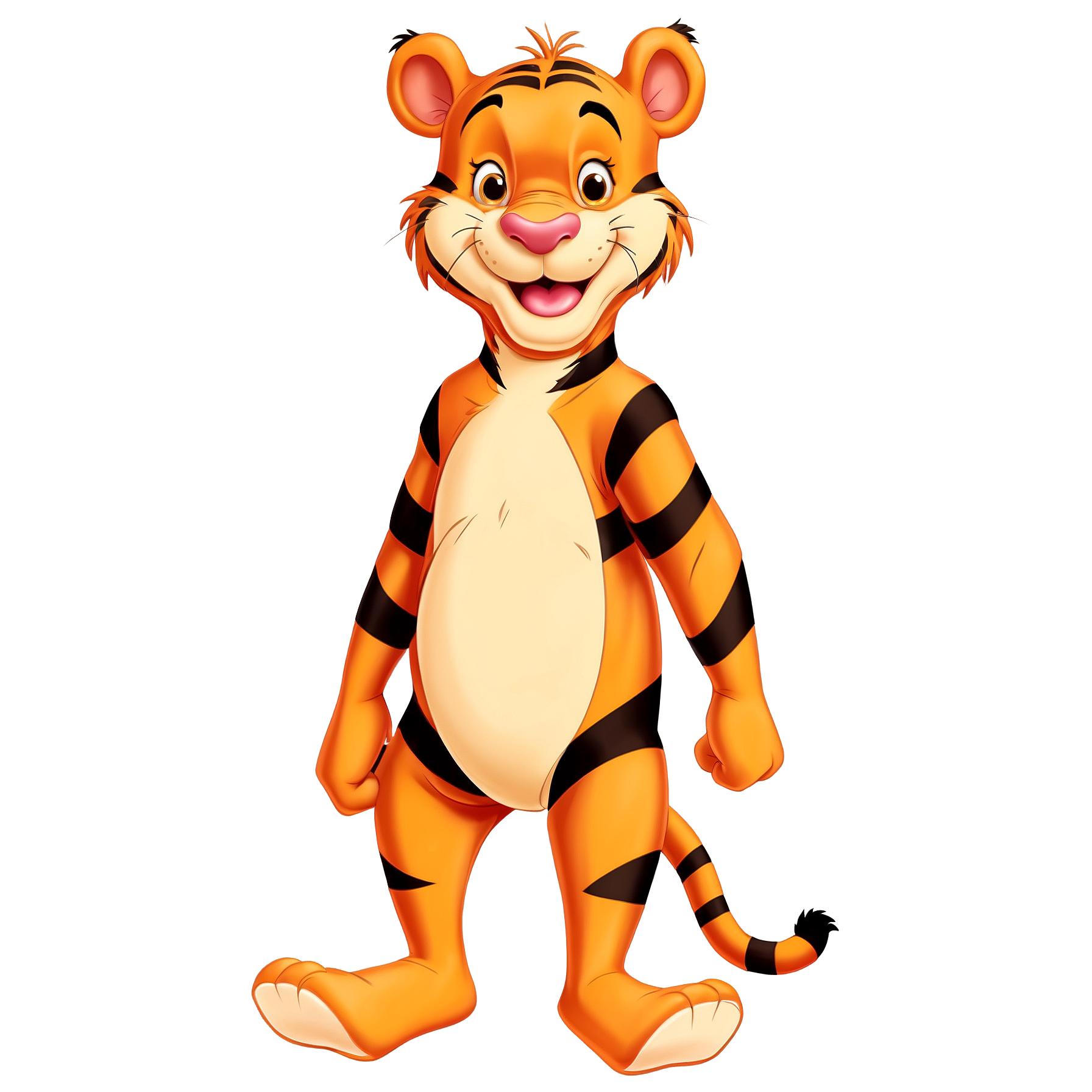 Graphic Design Tigger from Winnie the Pooh realistic full bod 2