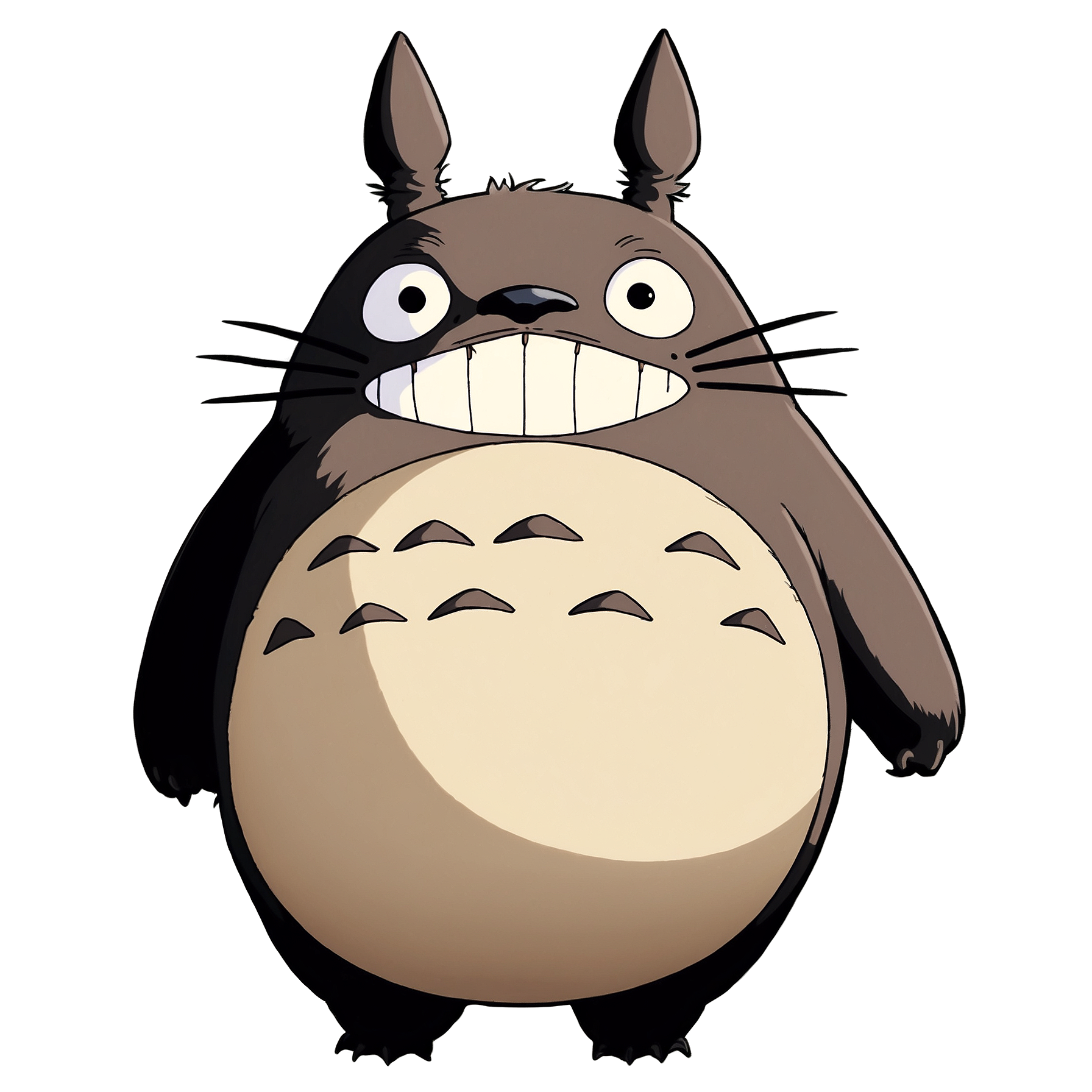 Graphic Design Totoro from My Neighbor Totoro realistic full 5