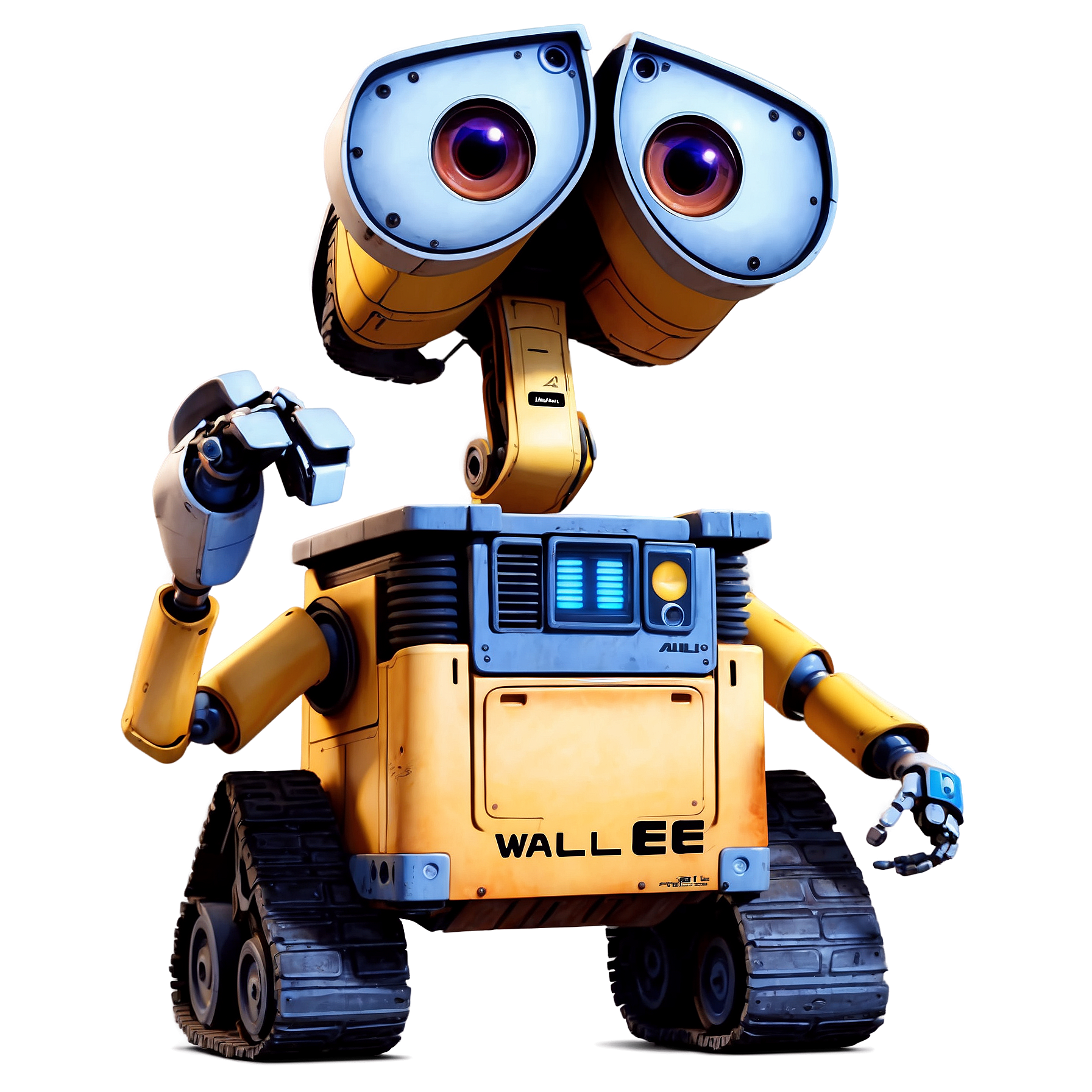 Graphic Design WALLE from WALLE realistic full body 2d cartoon 7