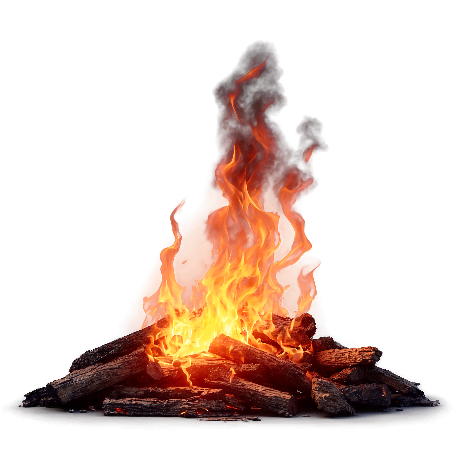 Lifelike Vision fire full details or high quality 4k realistic 2