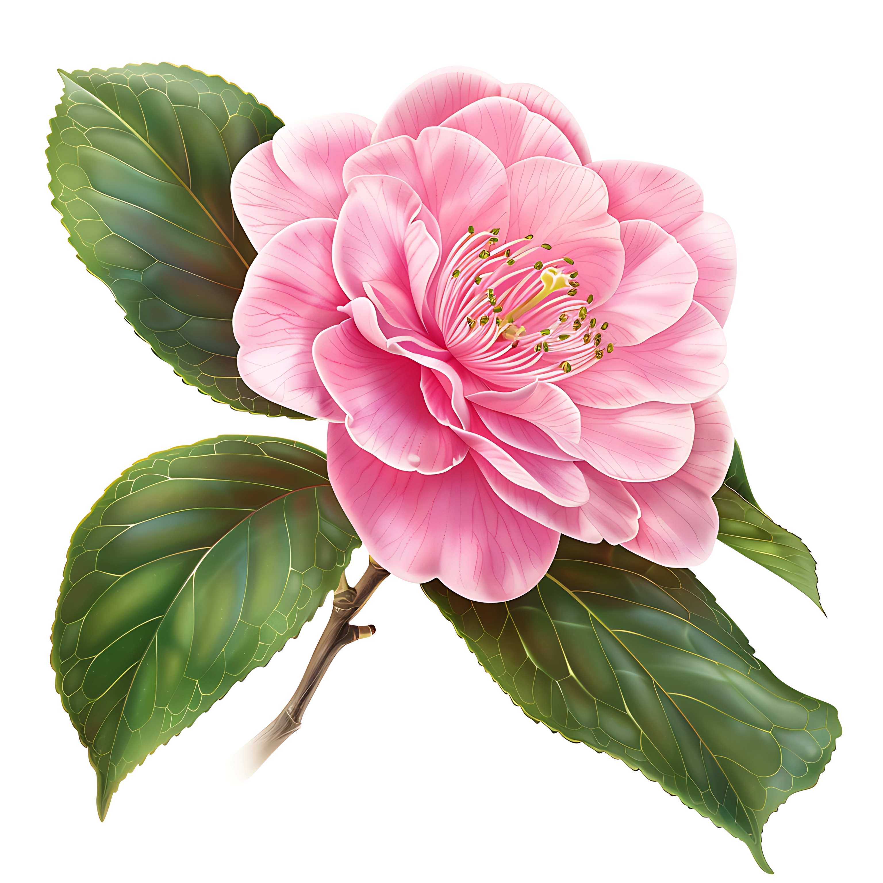 jawadseotoolninja 55781 17625 Camellia flower realistic on whit 1cc7e599 83bd 42b4 8315 003b5b419bbd