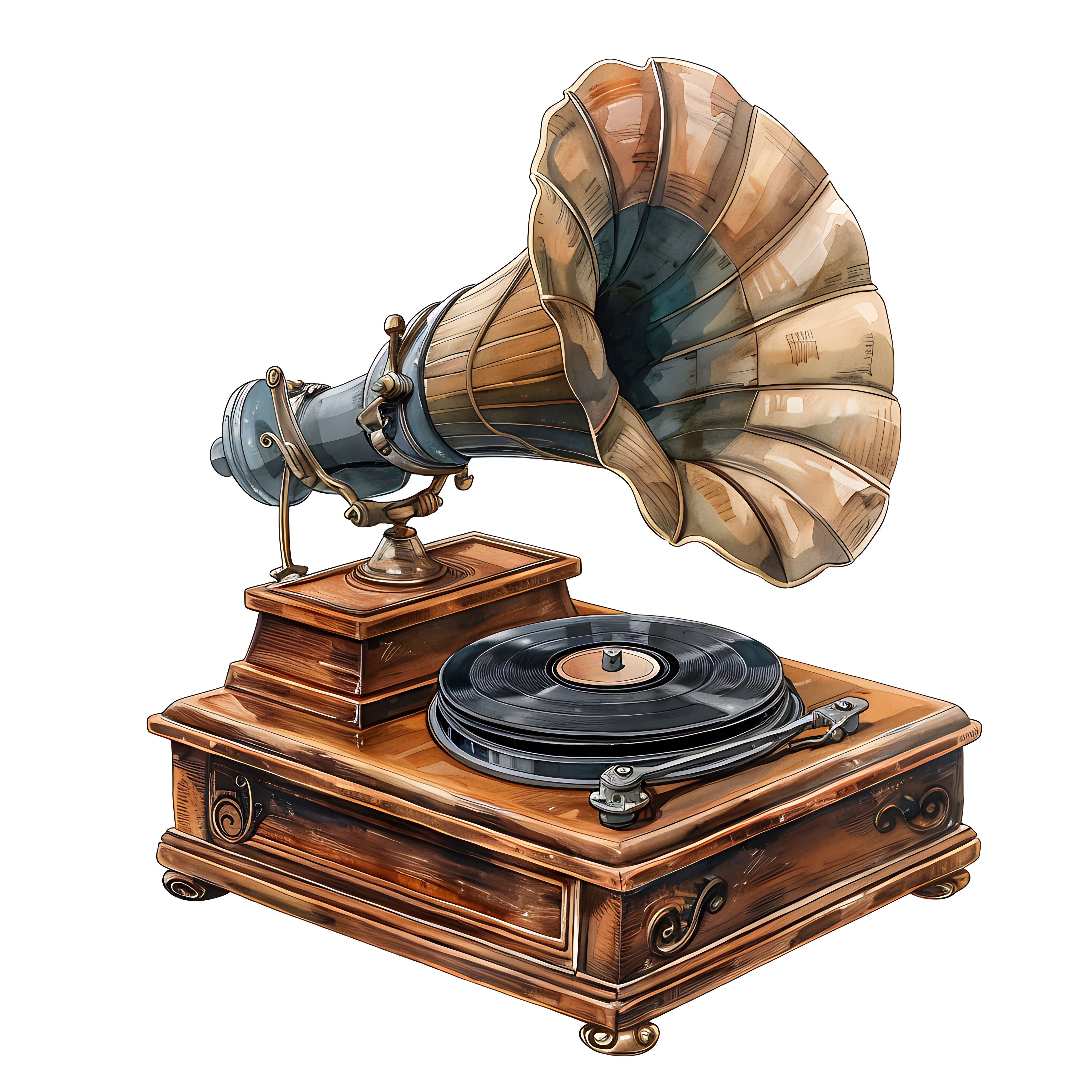 jawadseotoolninja 55781 17625 Gramophone realistic 2d cartoon o 698e1594 3167 47eb a1de f5437debd7cf