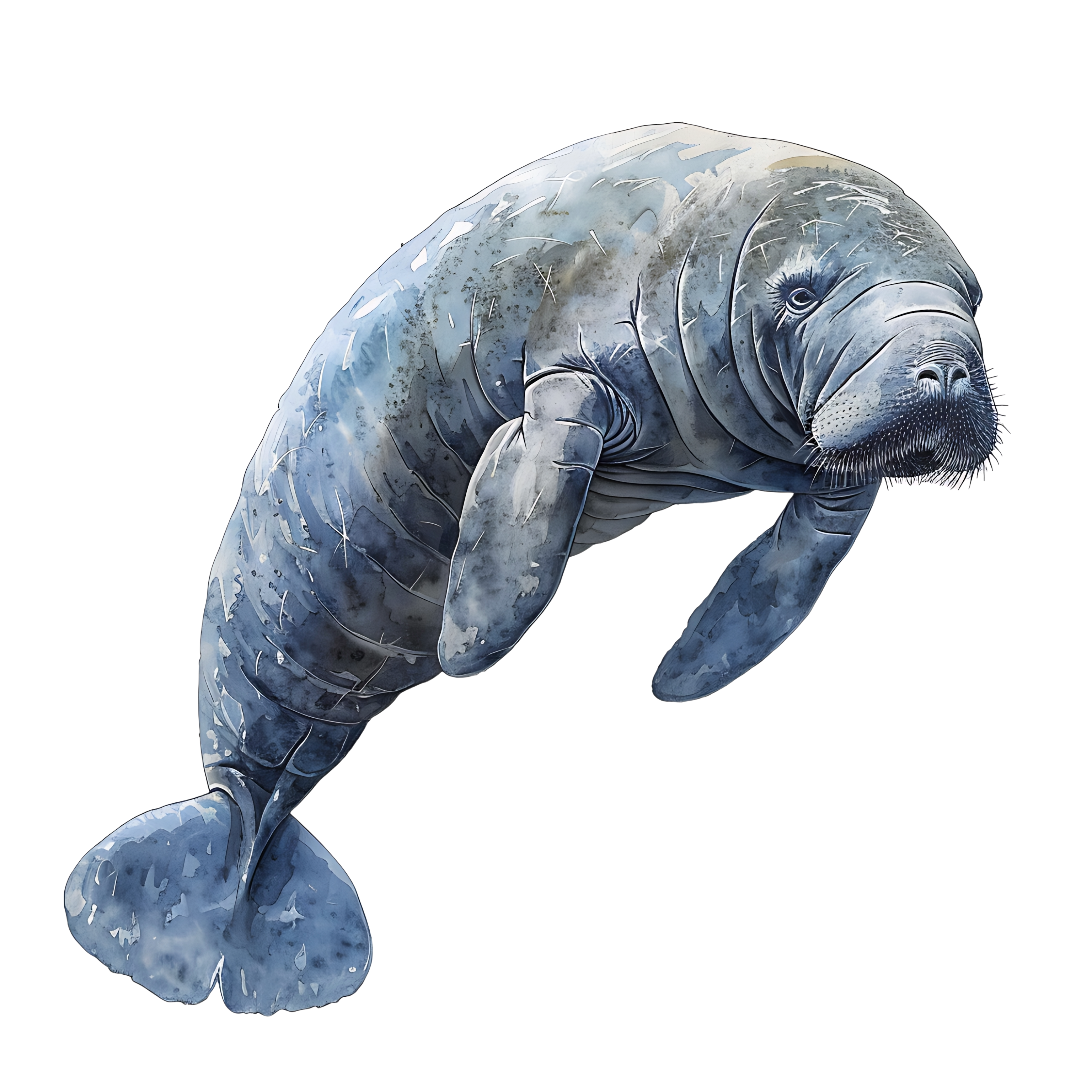 jawadseotoolninja 55781 17625 Manatee realistic on white backgr 25e9a35c b944 456c a635 4deaf7bdc673