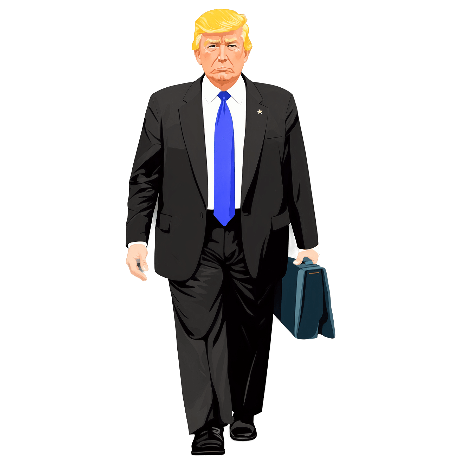 Funny Trump Cartoon PNG