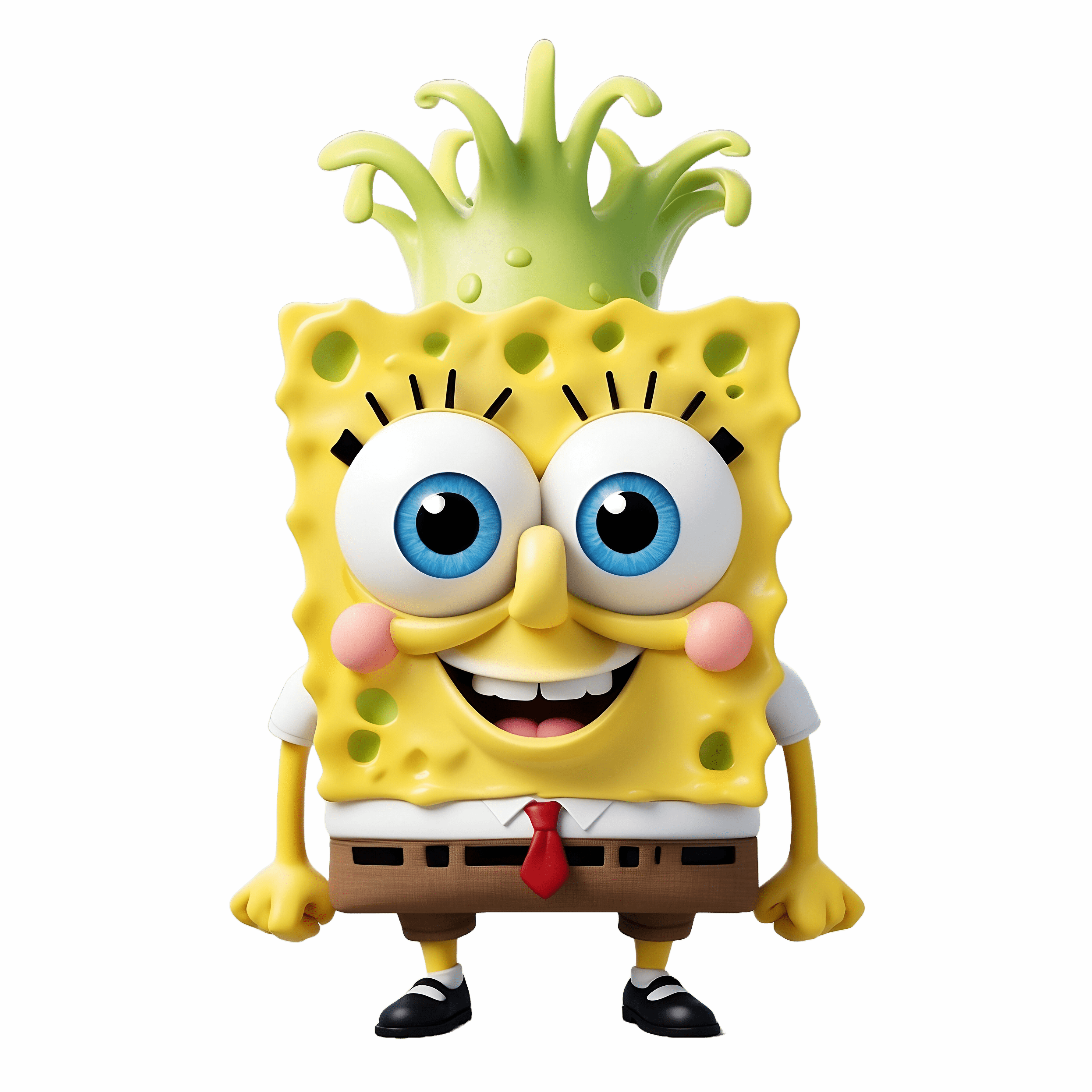 Spongebob Smiling PNG High-Quality Transparent Image