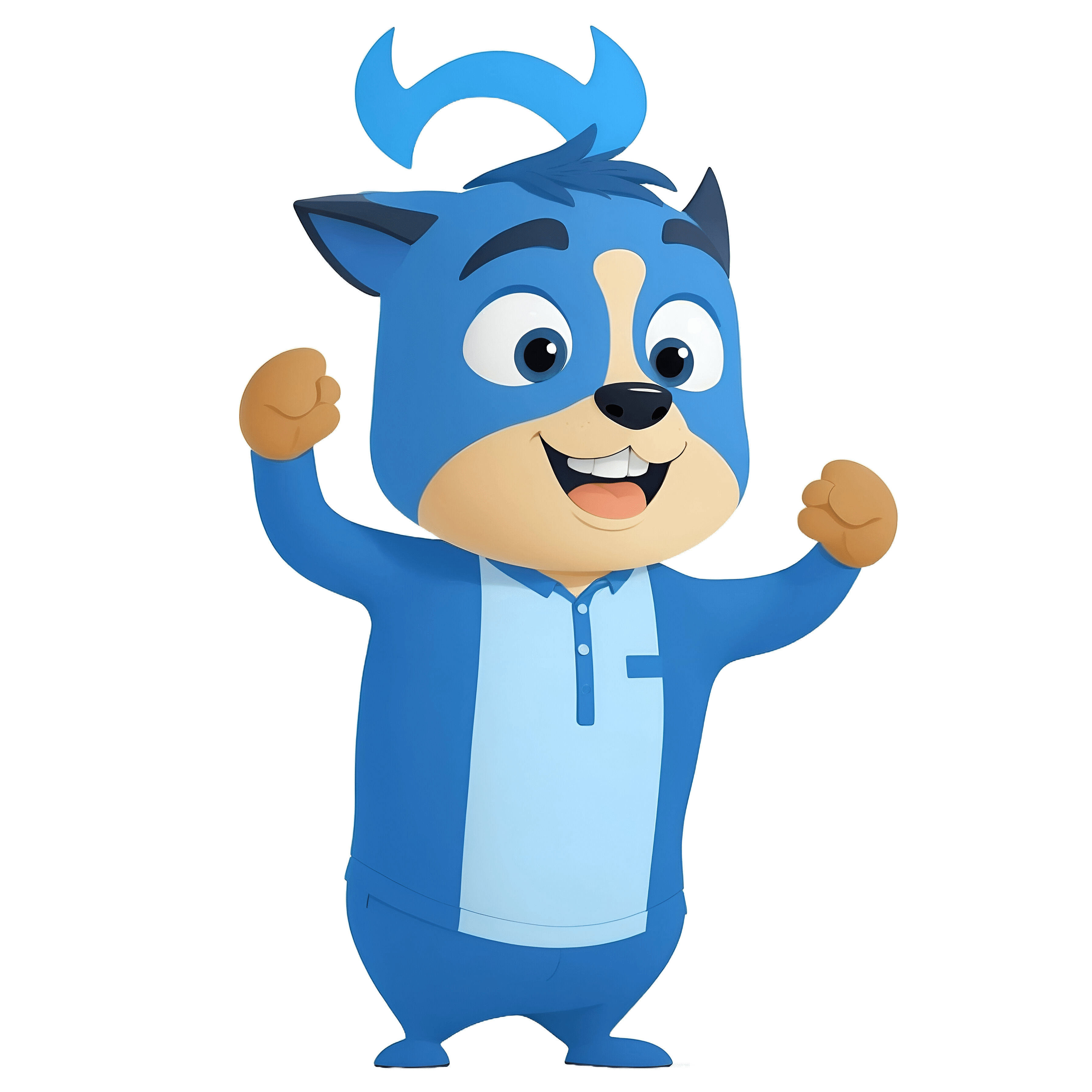 bluey PNG Free Cute Cartoon Transparent Image