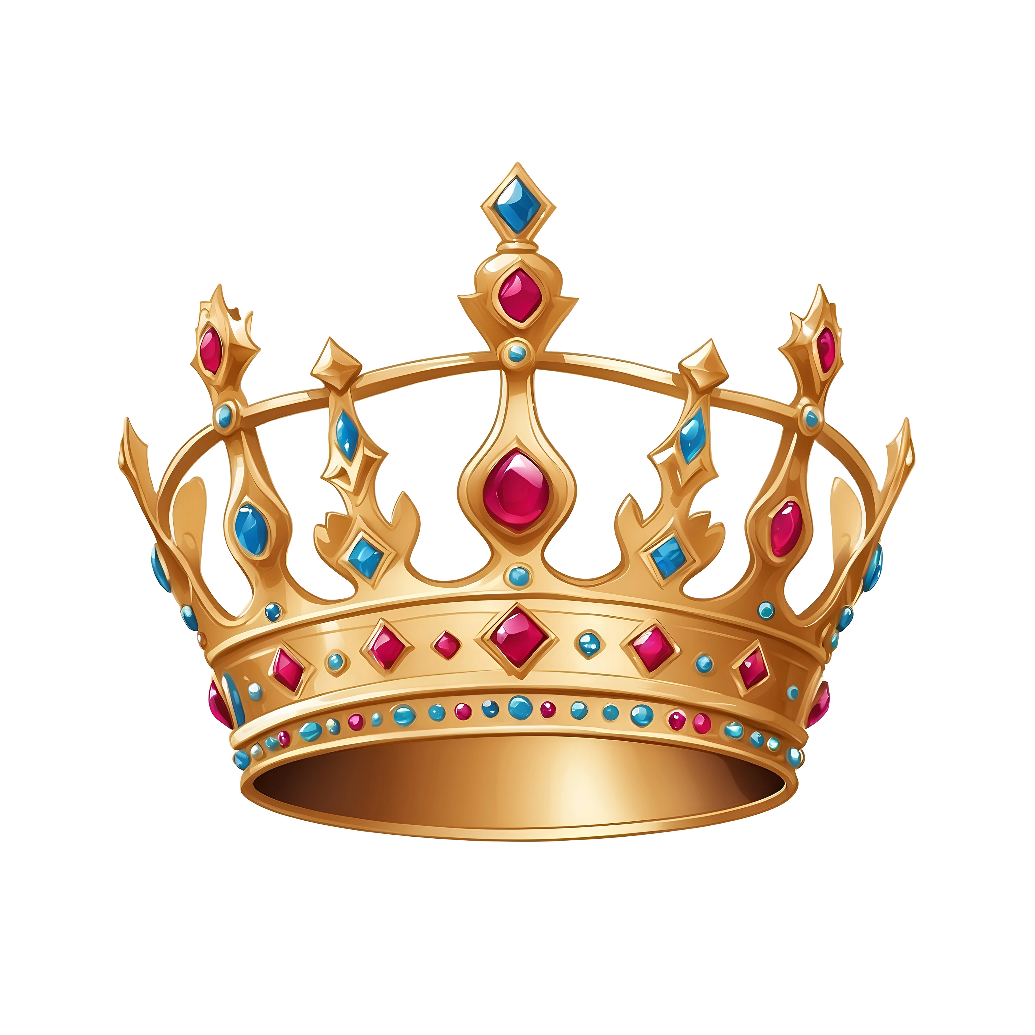 Crown PNG Elegant Transparent Background Free