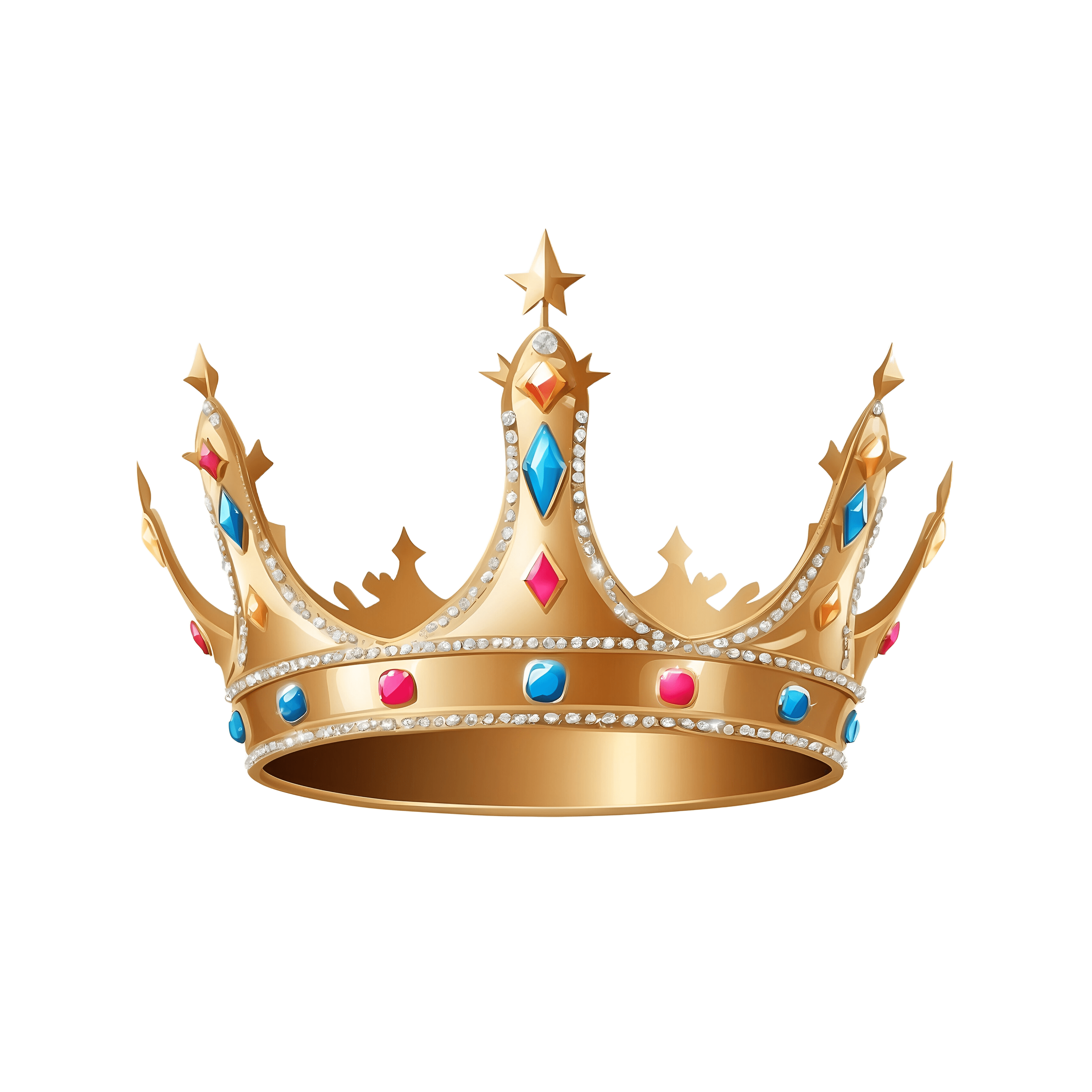 Crown PNG Elegant Transparent Background Free