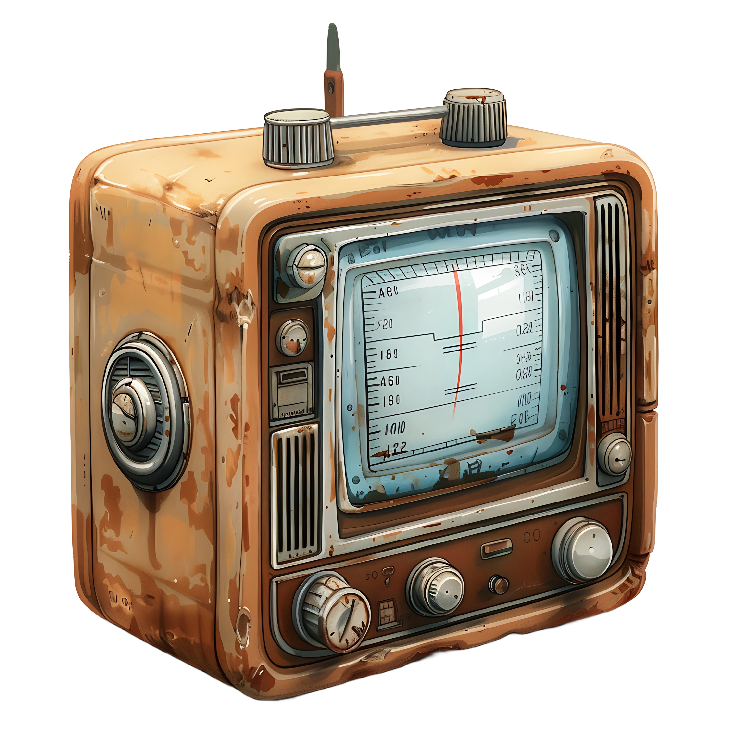 jawadseotoolninja 55781 17625 Antique radio realistic 2d cartoo 22a9310c dae2 4cda 872c 95be5c7e48f9