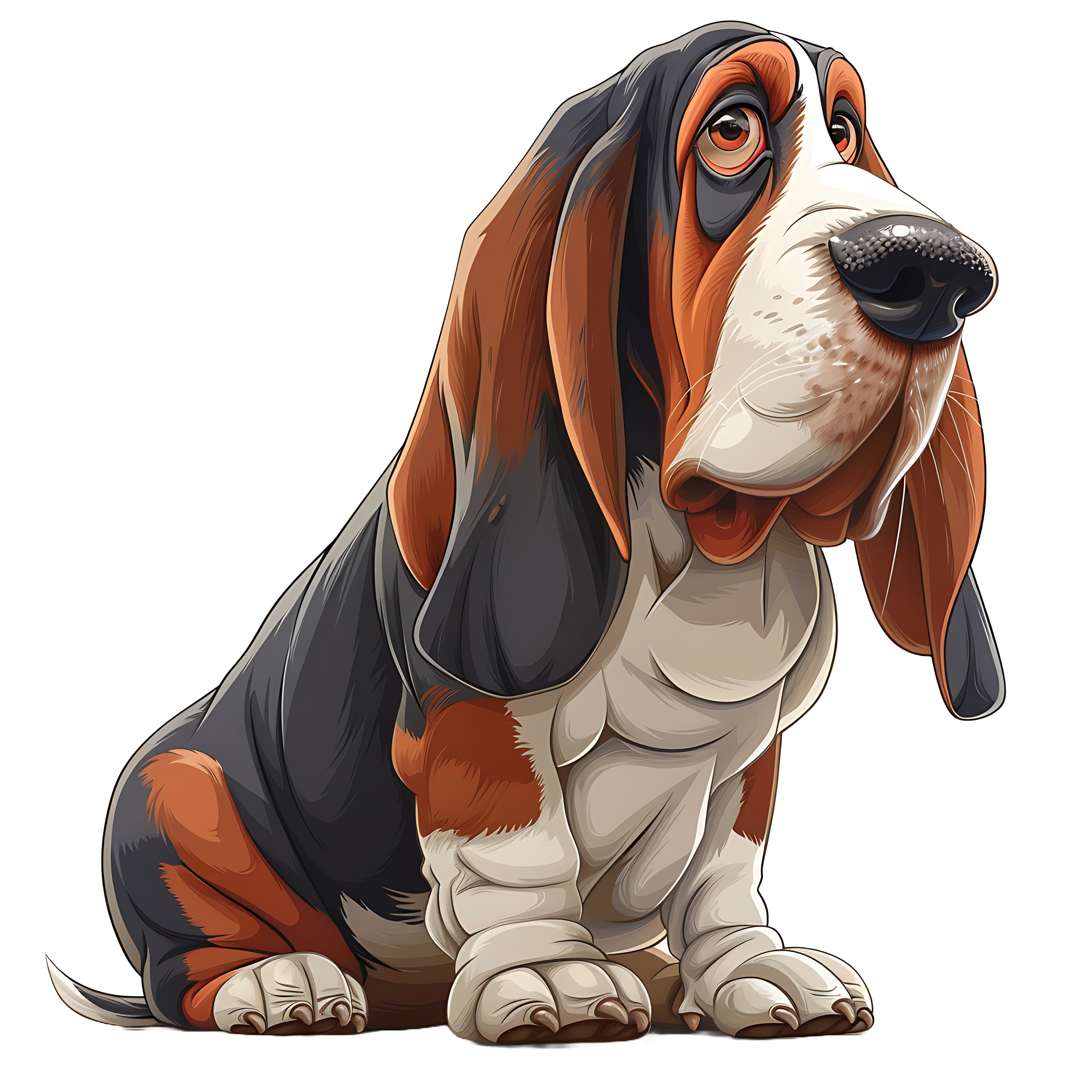 jawadseotoolninja 55781 17625 Basset Hound dog realistic 2d car f7bea3b6 5b6d 4a7c 9c1d 6e722cf71c7c